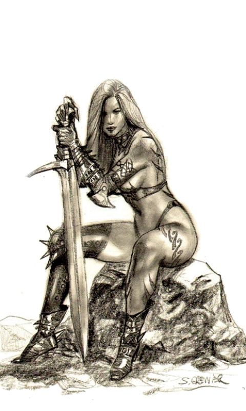 Download mobile wallpaper Women Warrior, Fantasy for free.