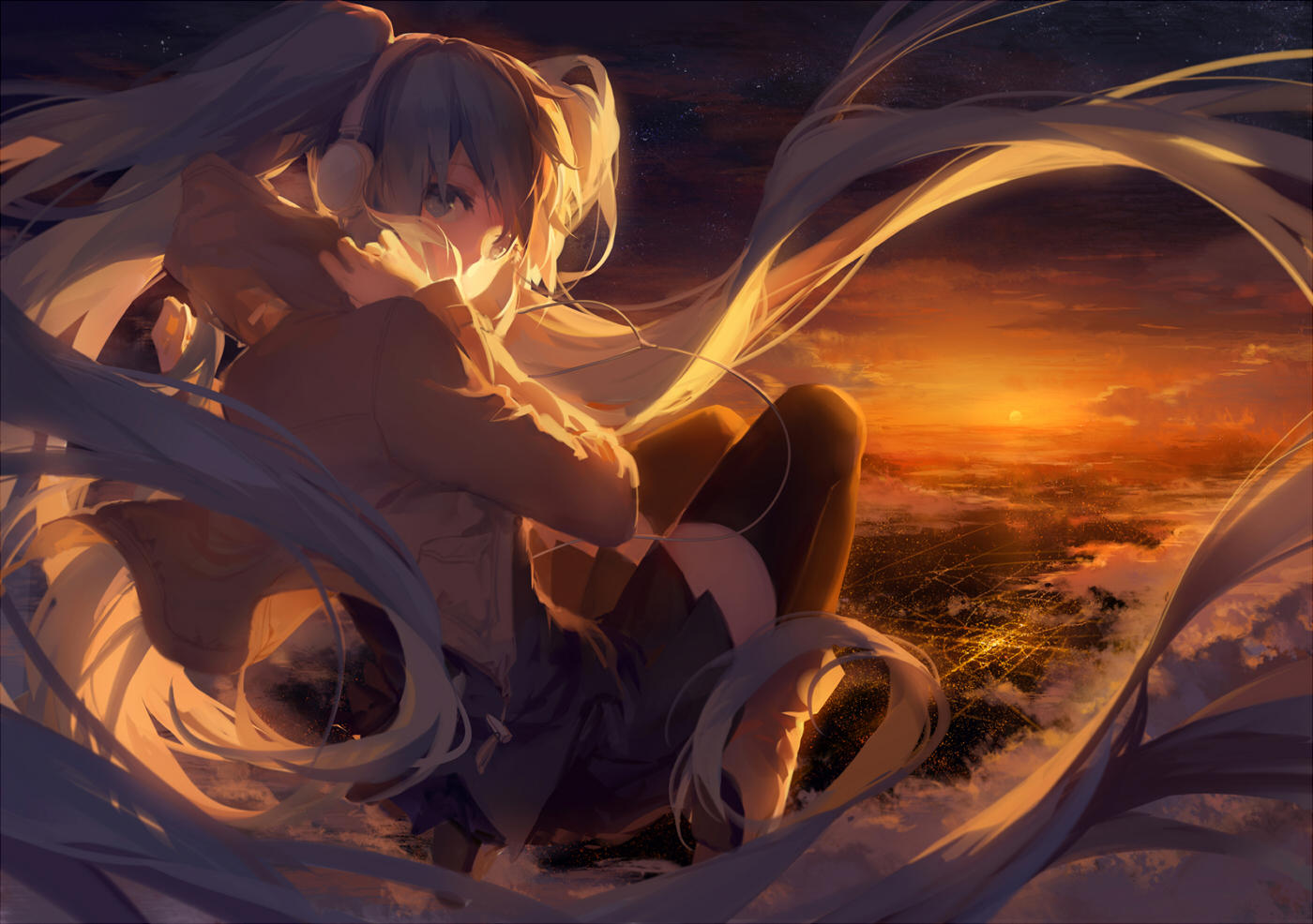 Download mobile wallpaper Anime, Vocaloid, Hatsune Miku for free.