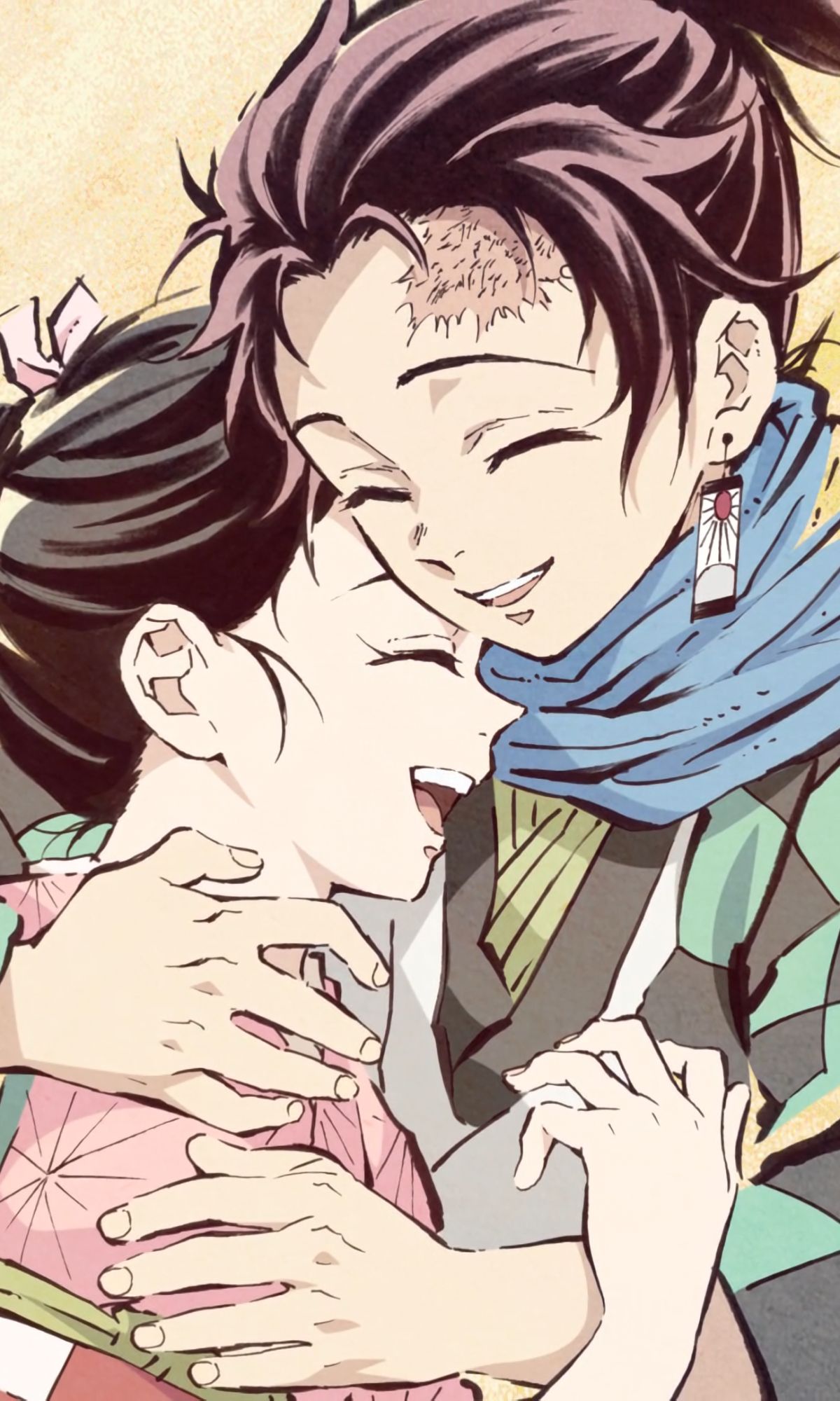 Descarga gratuita de fondo de pantalla para móvil de Animado, Nezuko Kamado, Demon Slayer: Kimetsu No Yaiba, Tanjiro Kamado.