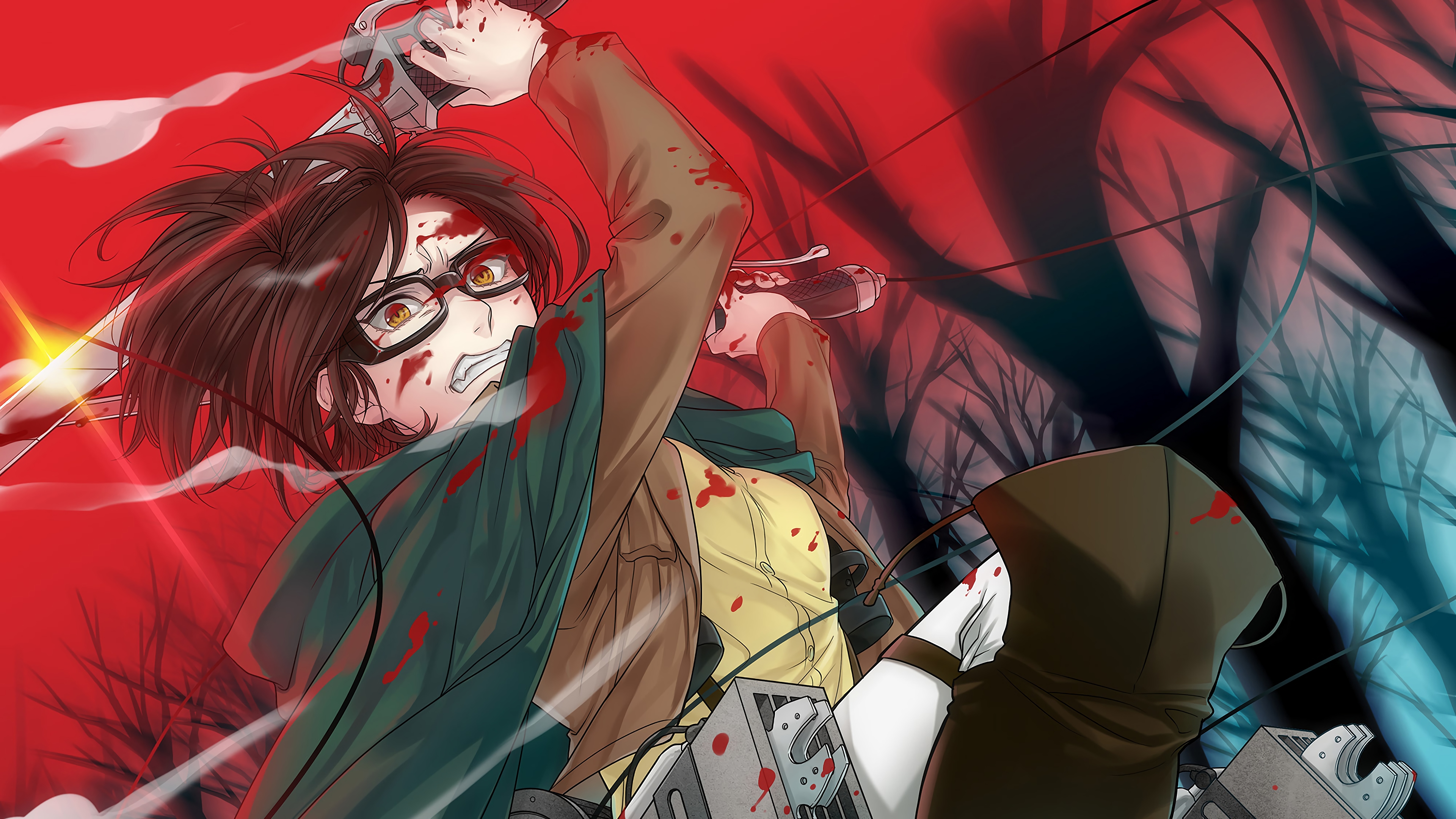 Laden Sie das Animes, Attack On Titan, Hanji Zoë-Bild kostenlos auf Ihren PC-Desktop herunter