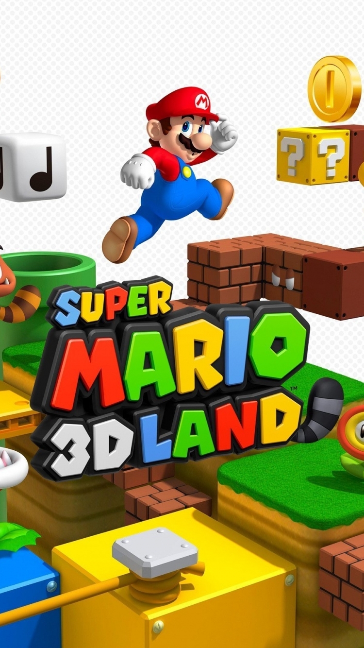 Descarga gratuita de fondo de pantalla para móvil de Mario, 3D, Videojuego, Nintendo, Sûpâ Mario 3D Rando.