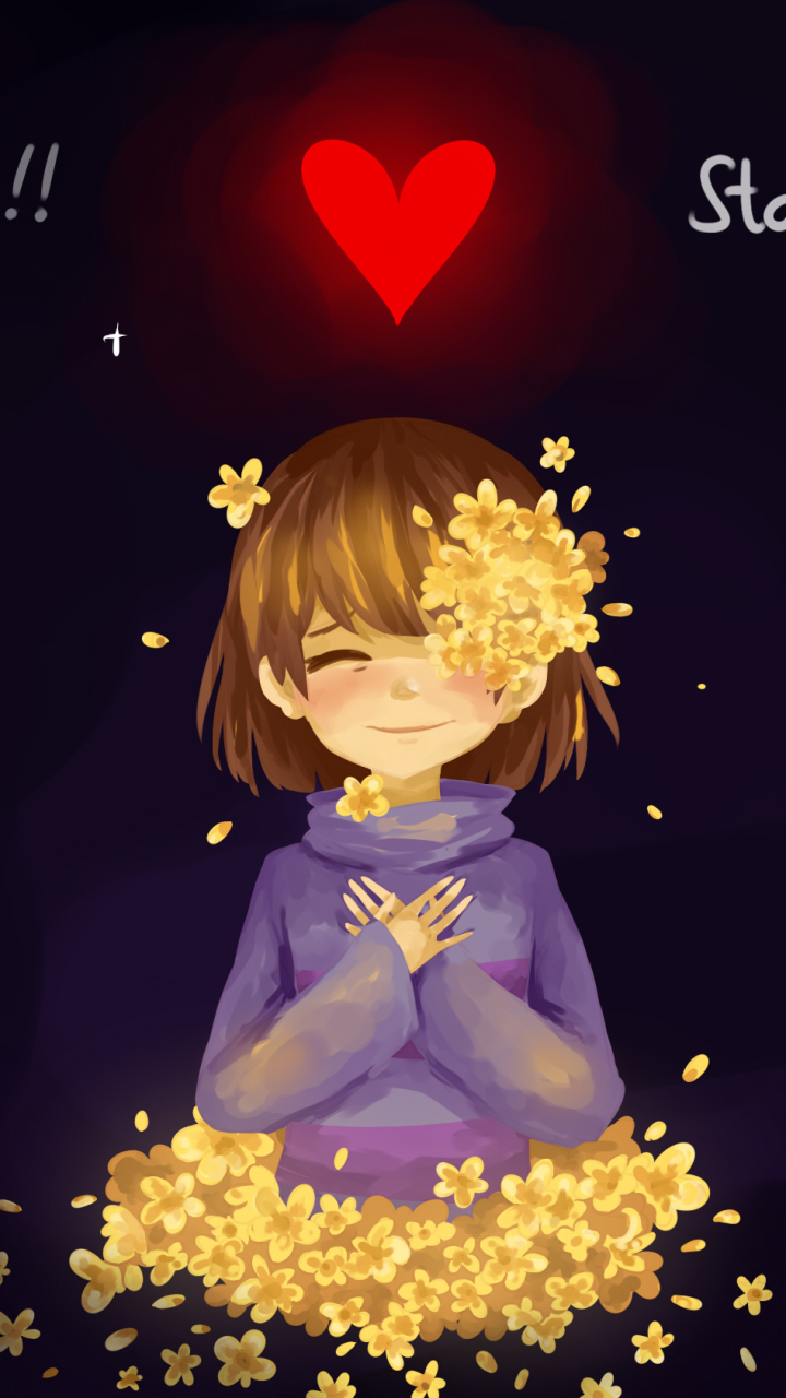 Handy-Wallpaper Computerspiele, Undertale, Frisk (Undertale) kostenlos herunterladen.