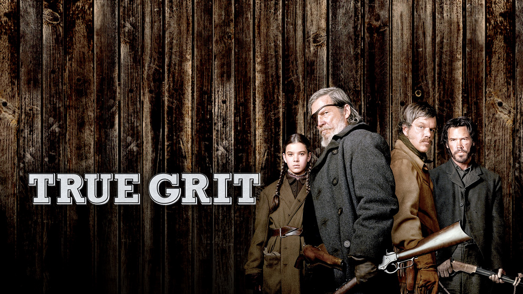 movie, true grit (2010), hailee steinfeld, jeff bridges, josh brolin, matt damon