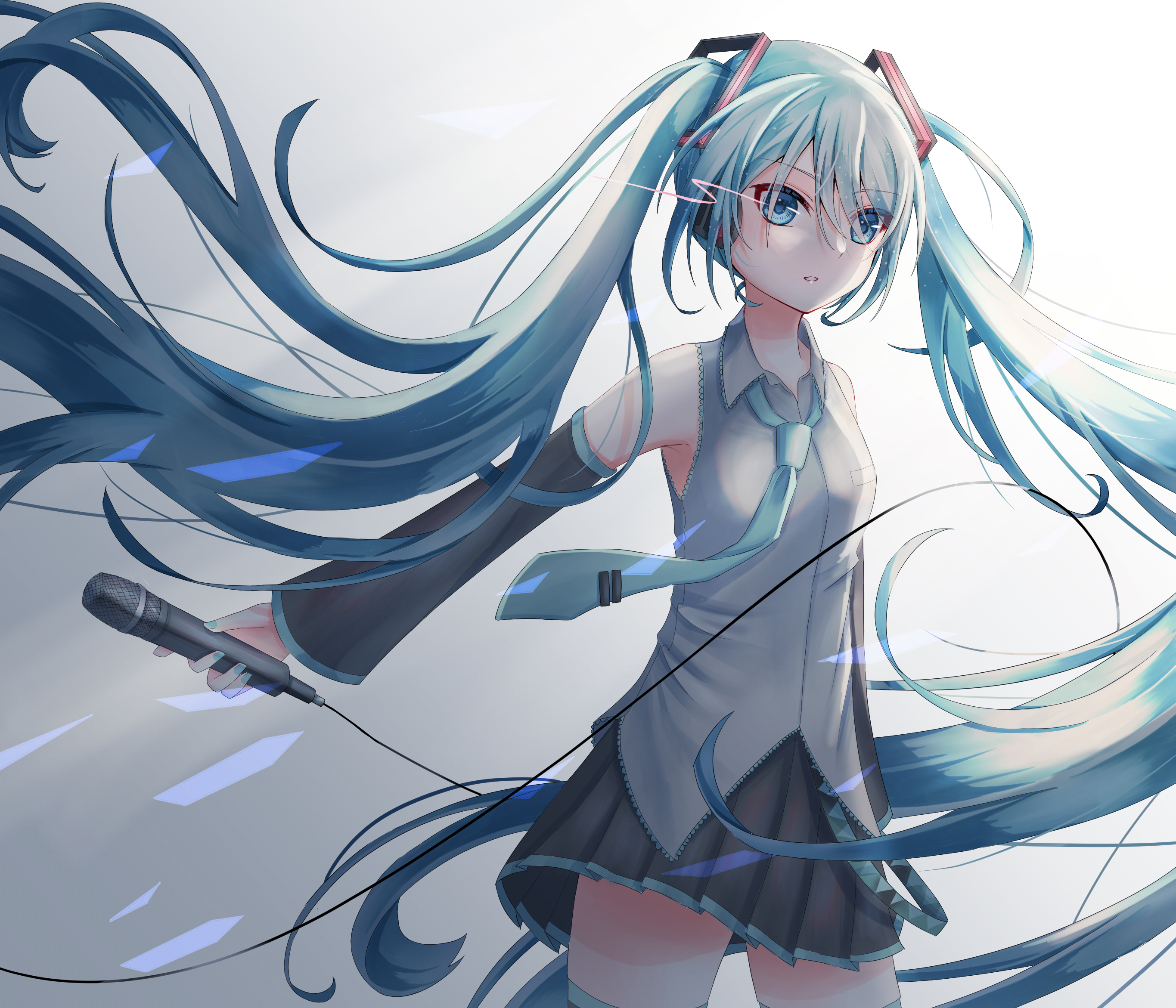 Download mobile wallpaper Anime, Vocaloid, Hatsune Miku, Long Hair for free.