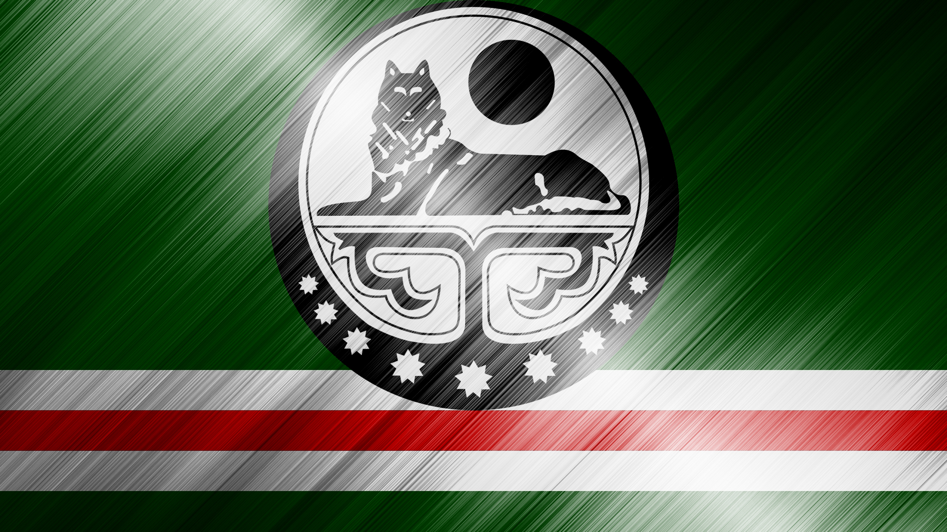 misc, flag of chechnya