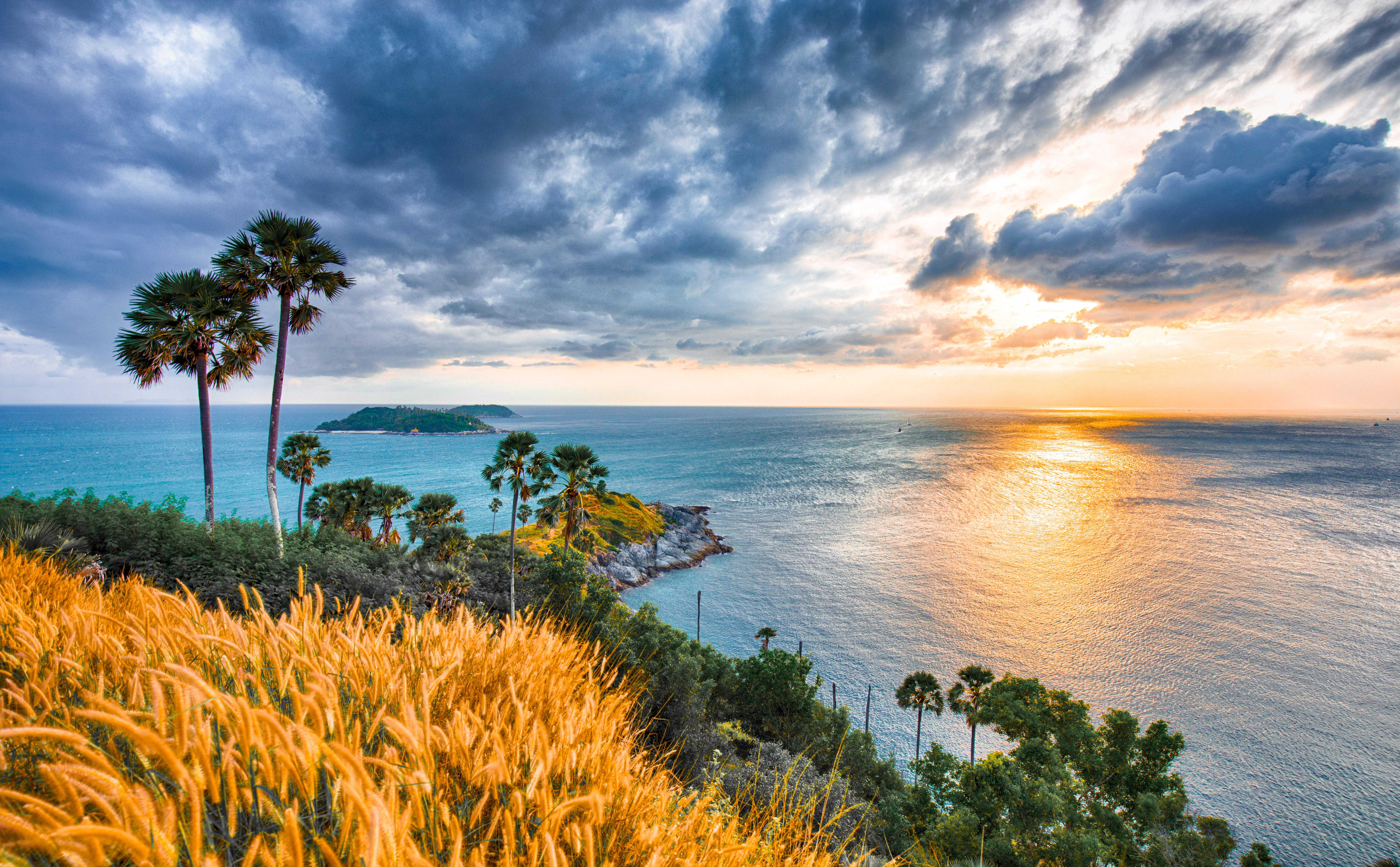 Laden Sie das Horizont, Küste, Ozean, Palme, Klippe, Wolke, Thailand, Meer, Himmel, Erde/natur-Bild kostenlos auf Ihren PC-Desktop herunter