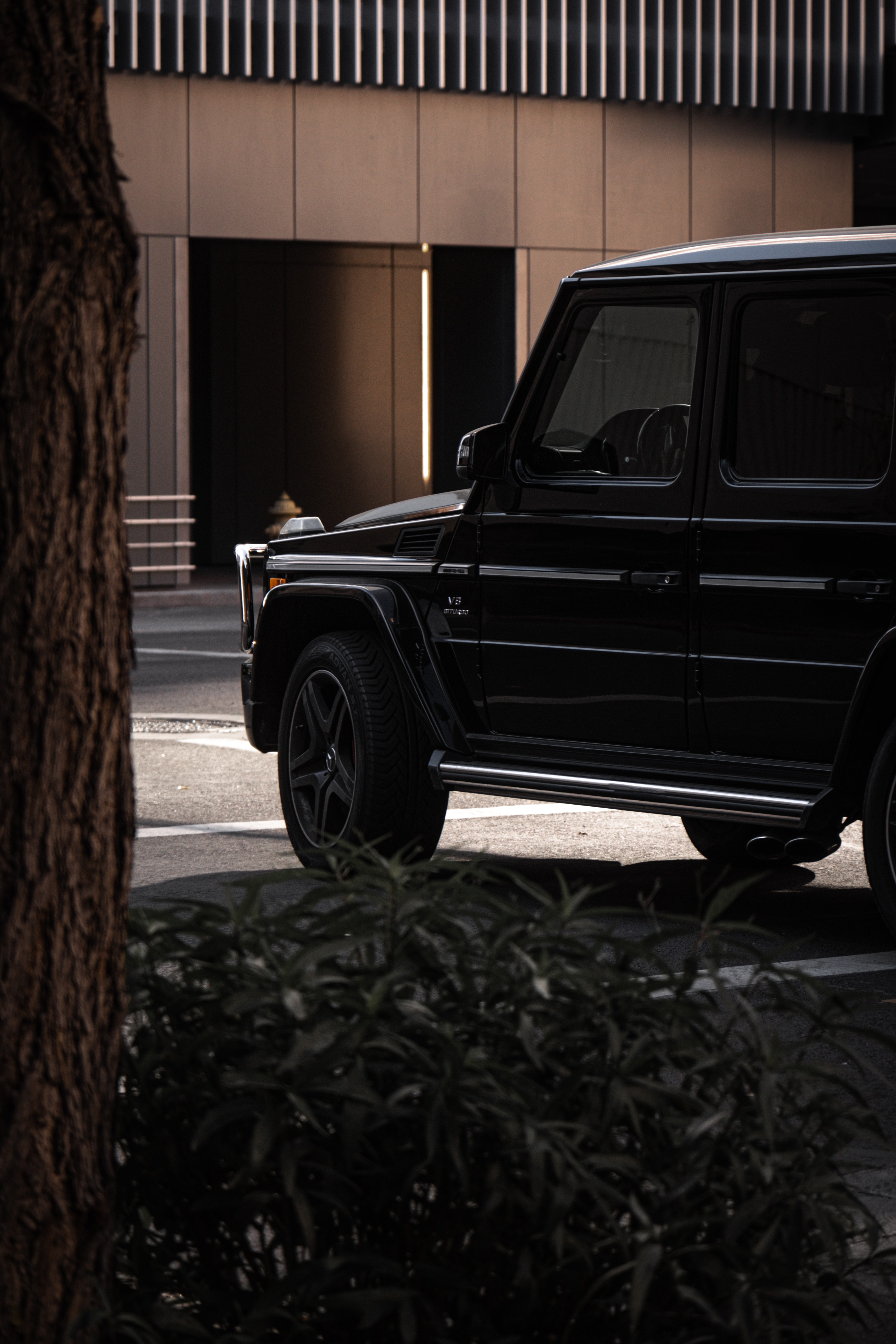 suv, mercedes, cars, black, car, side view Smartphone Background