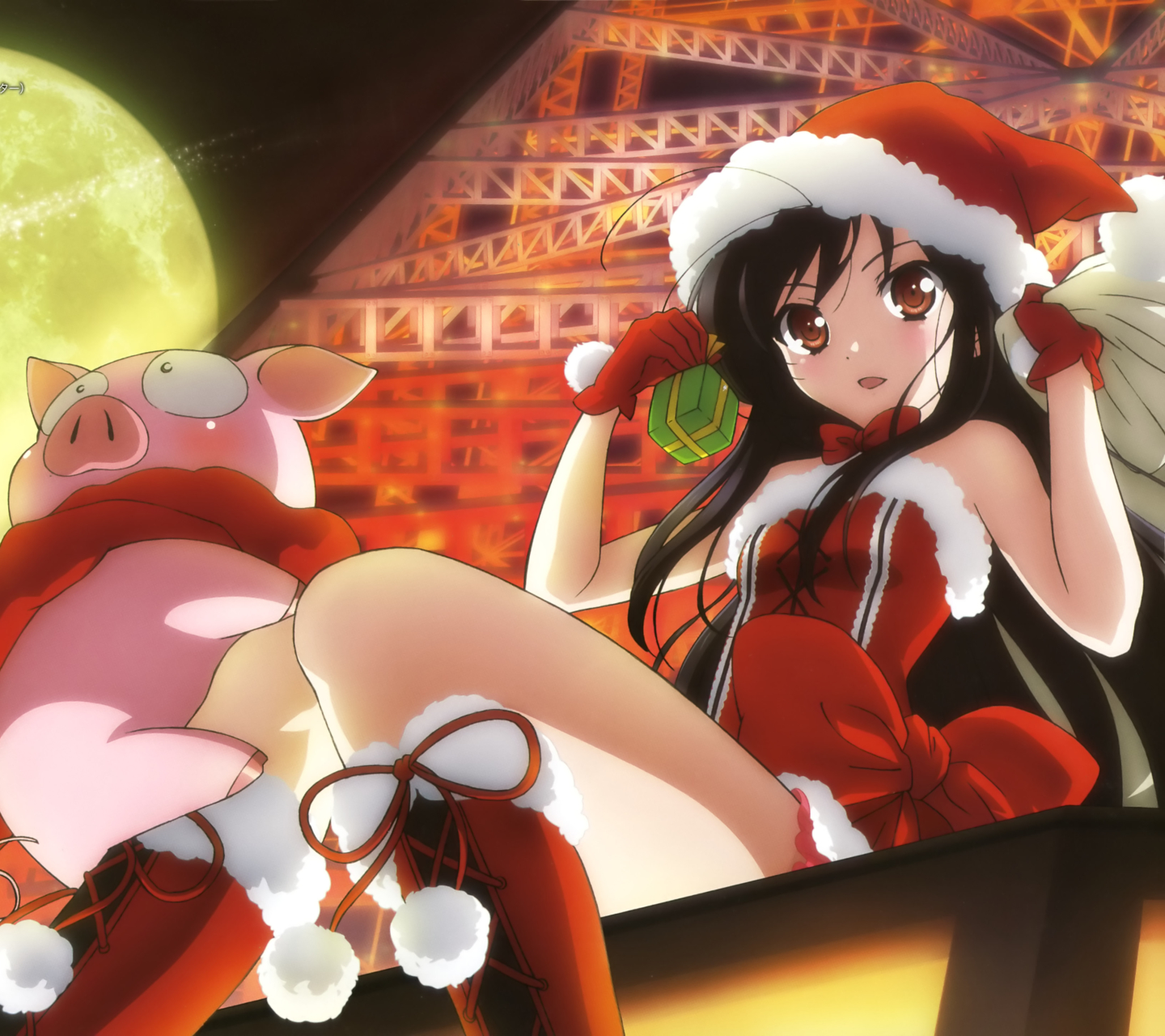 Baixe gratuitamente a imagem Anime, Natal, Haruyuki Arita, Kuroyukihime (Mundo Accel), Accel World na área de trabalho do seu PC
