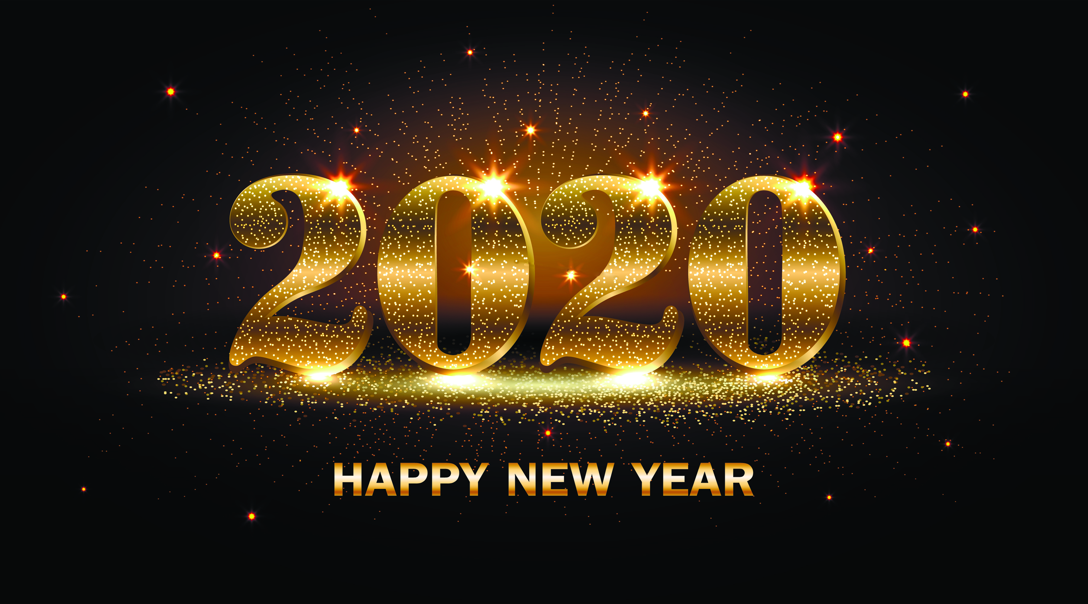 967670壁紙のダウンロードホリデー, 2020年新年, あけましておめでとう, 新年-スクリーンセーバーと写真を無料で