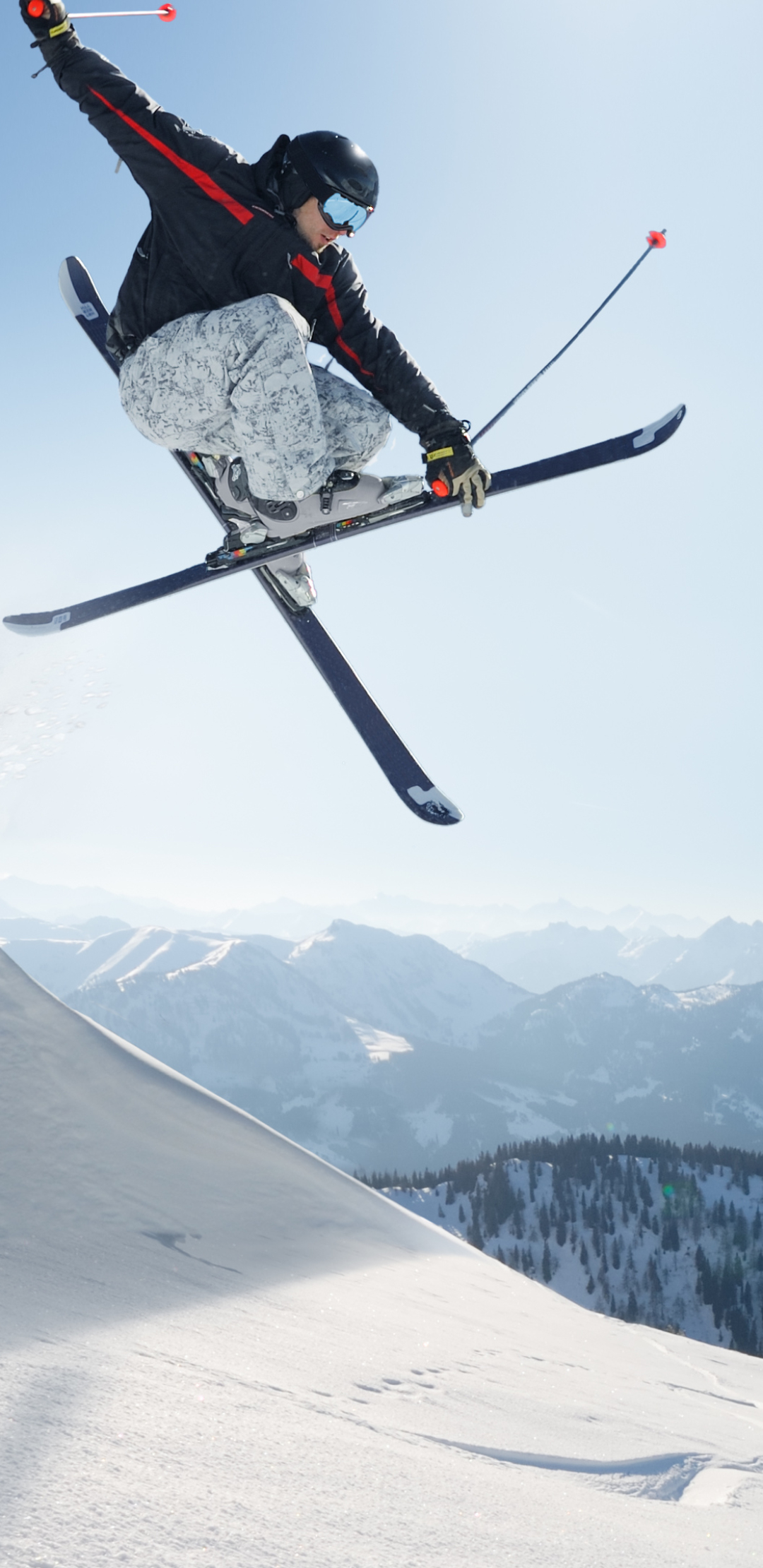 Handy-Wallpaper Sport, Winter, Skifahren kostenlos herunterladen.