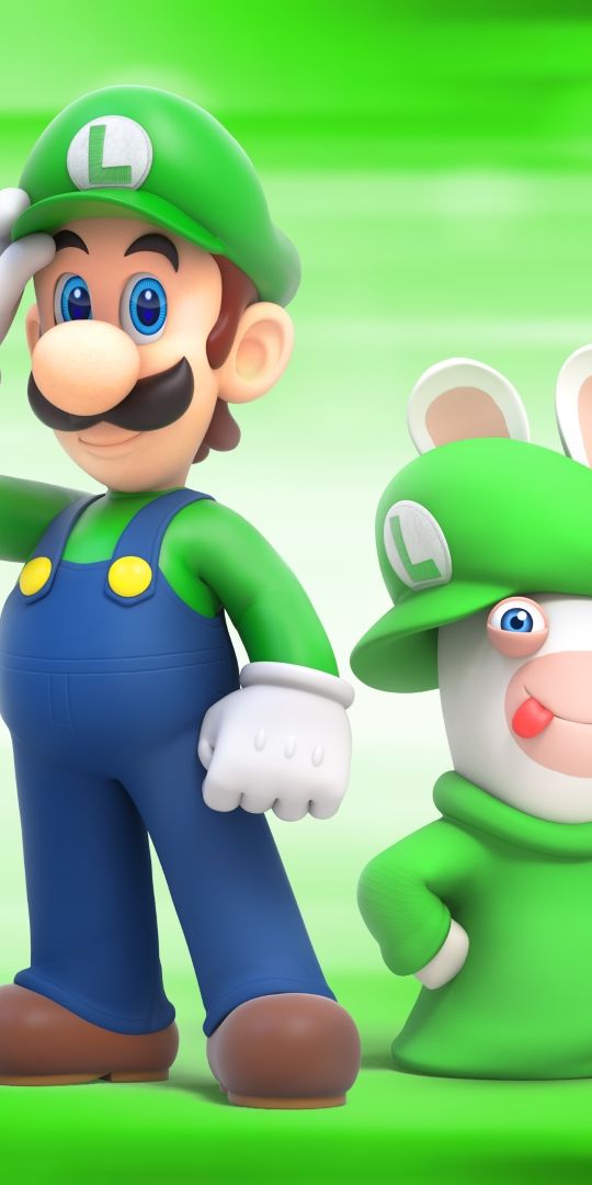 Desktop wallpaper: Video Game, Mario + Rabbids Kingdom Battle, Luigi ...