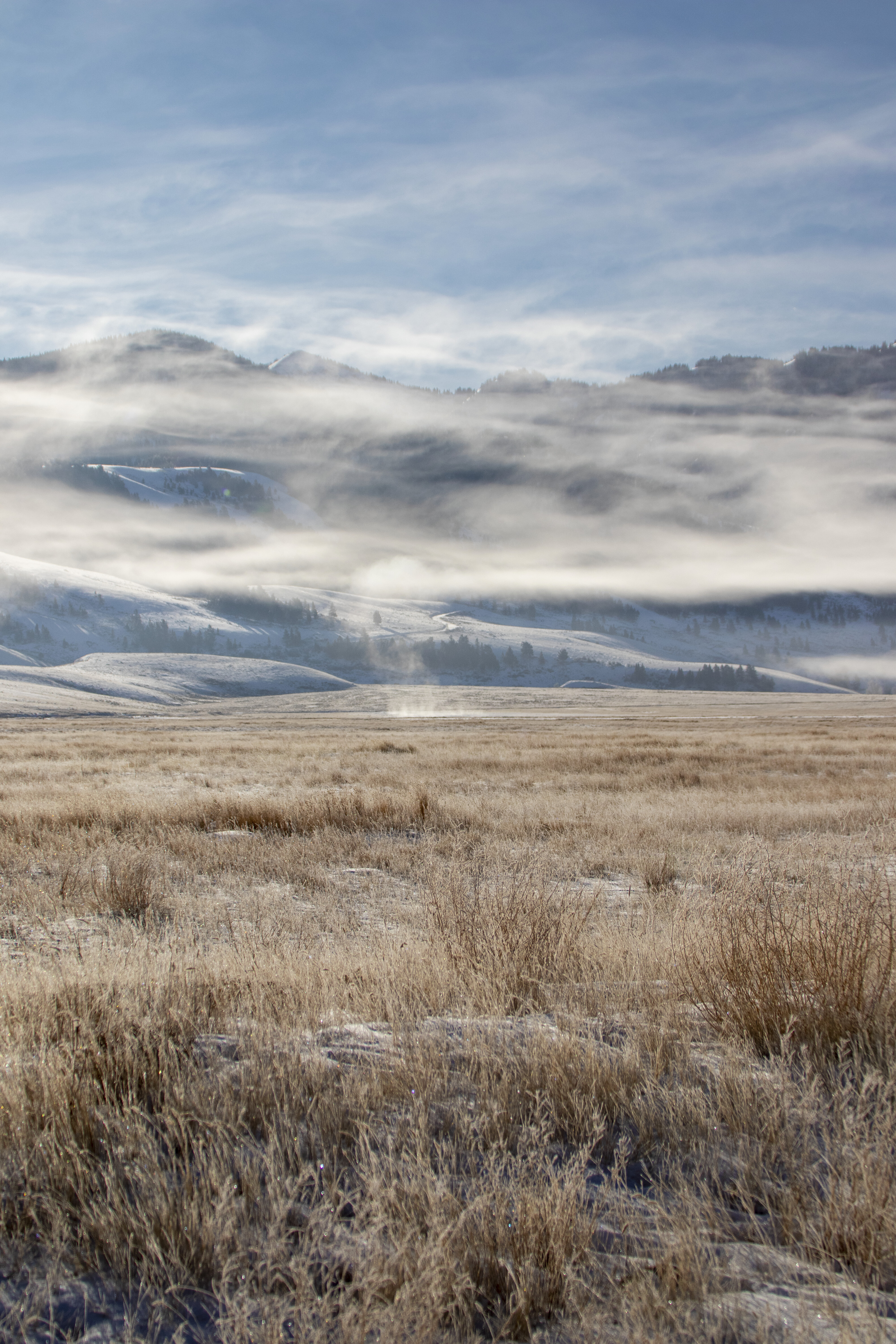 無料モバイル壁紙自然, 雲, フィールド, 畑, 丘, 雪, 風景をダウンロードします。