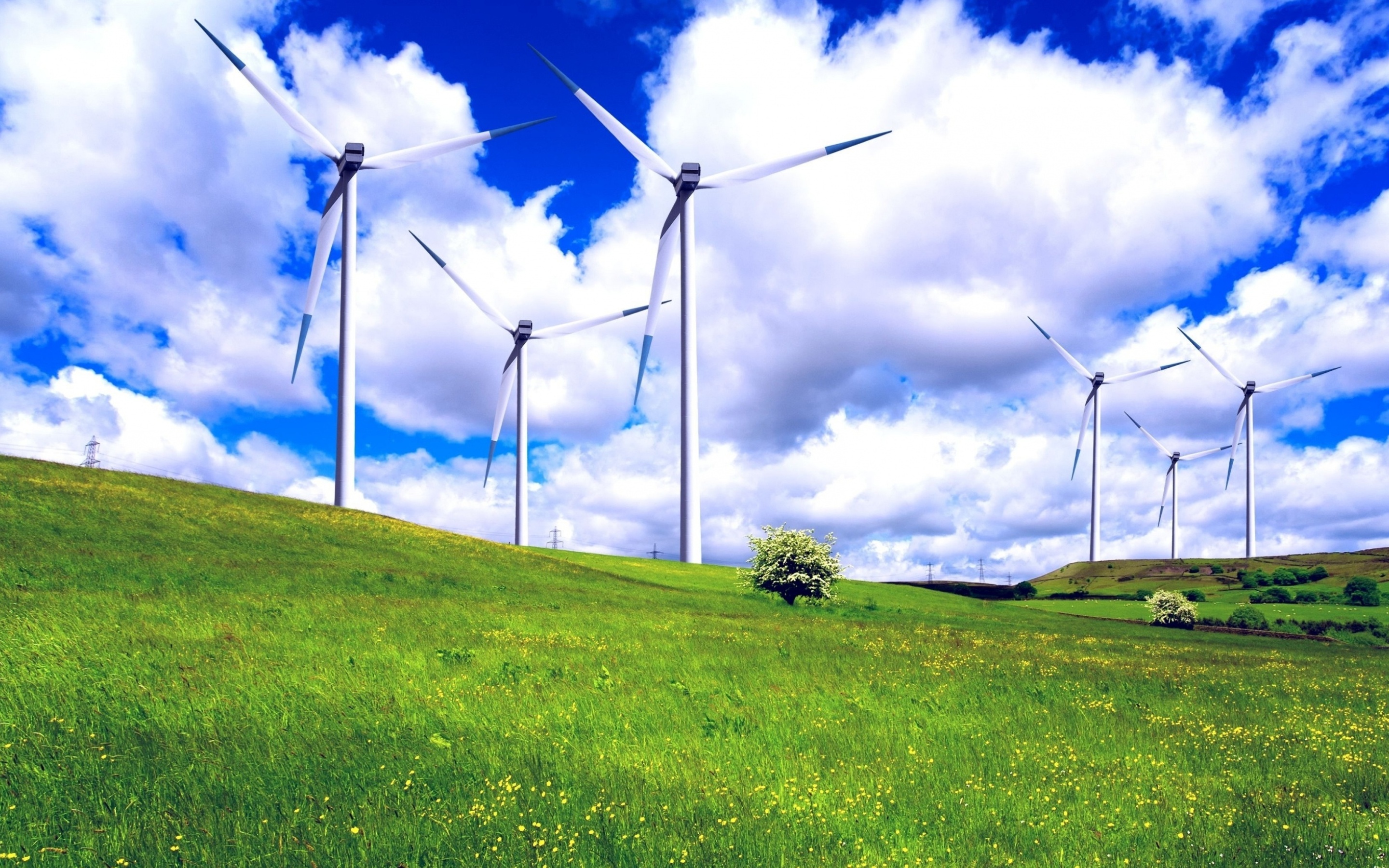 Download mobile wallpaper Cloud, Wind Turbine, Man Made for free.