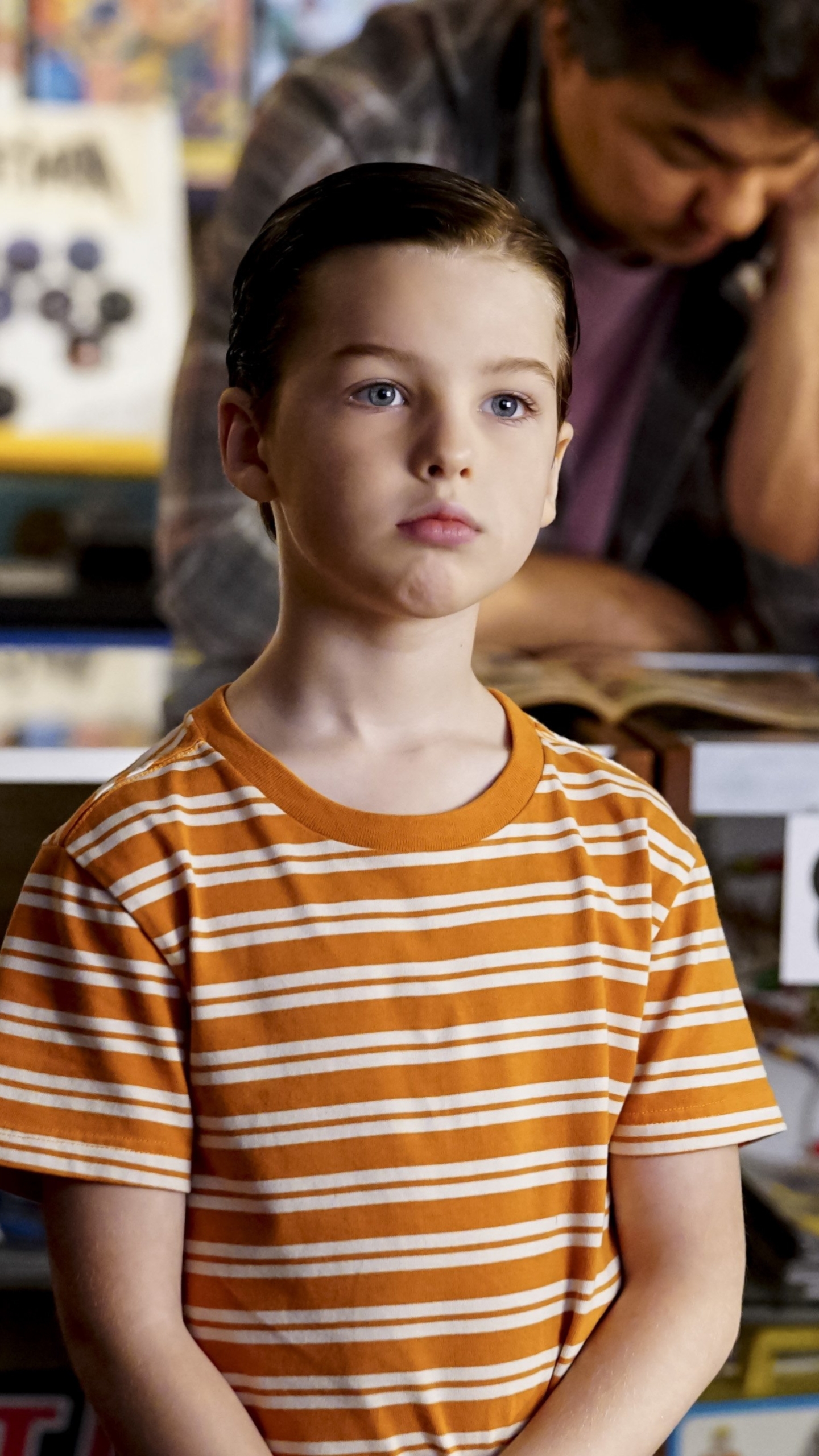 Download mobile wallpaper Tv Show, Sheldon Cooper, Iain Armitage, Young Sheldon for free.