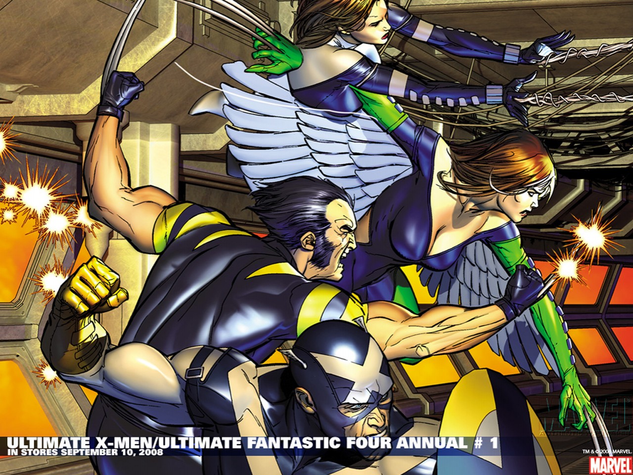 Завантажити шпалери Ultimate X Men на телефон безкоштовно