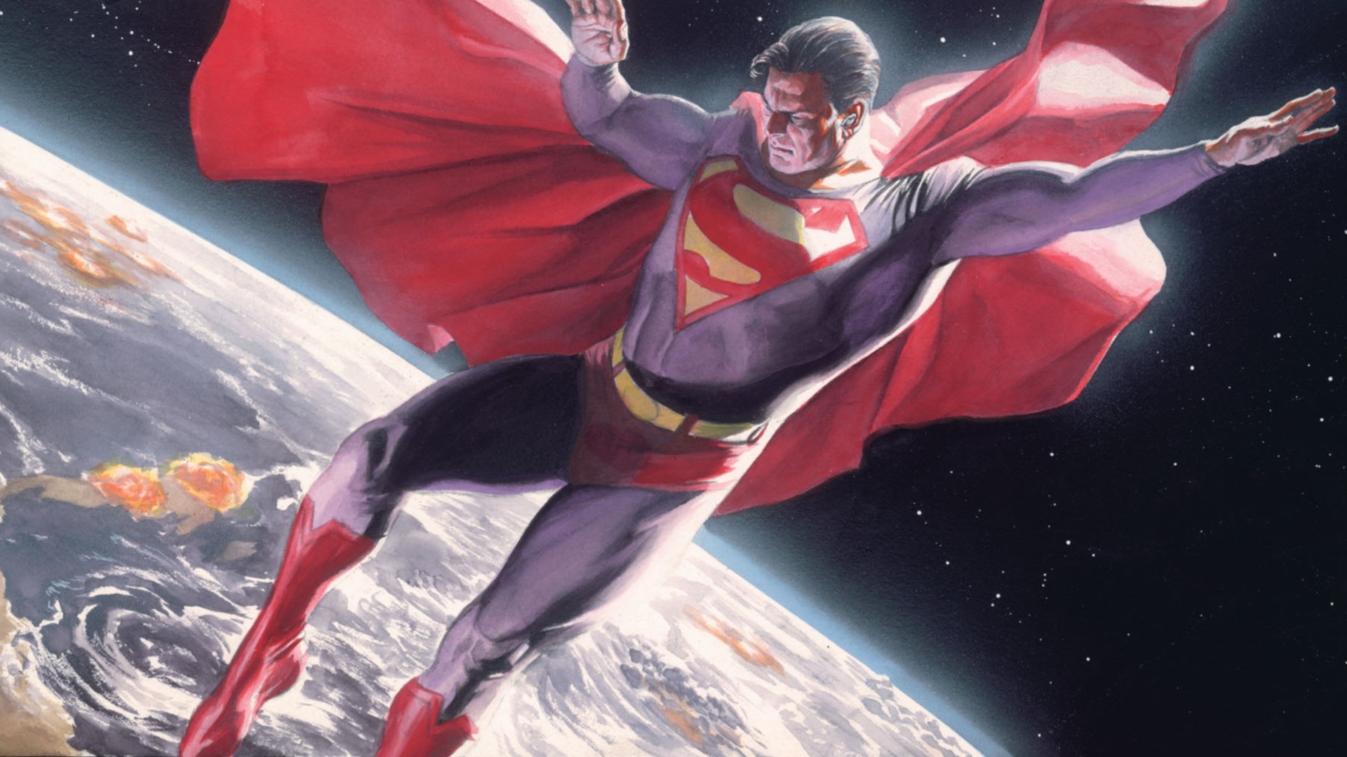 Descarga gratuita de fondo de pantalla para móvil de Superhombre, Tierra, Historietas, Dc Comics.