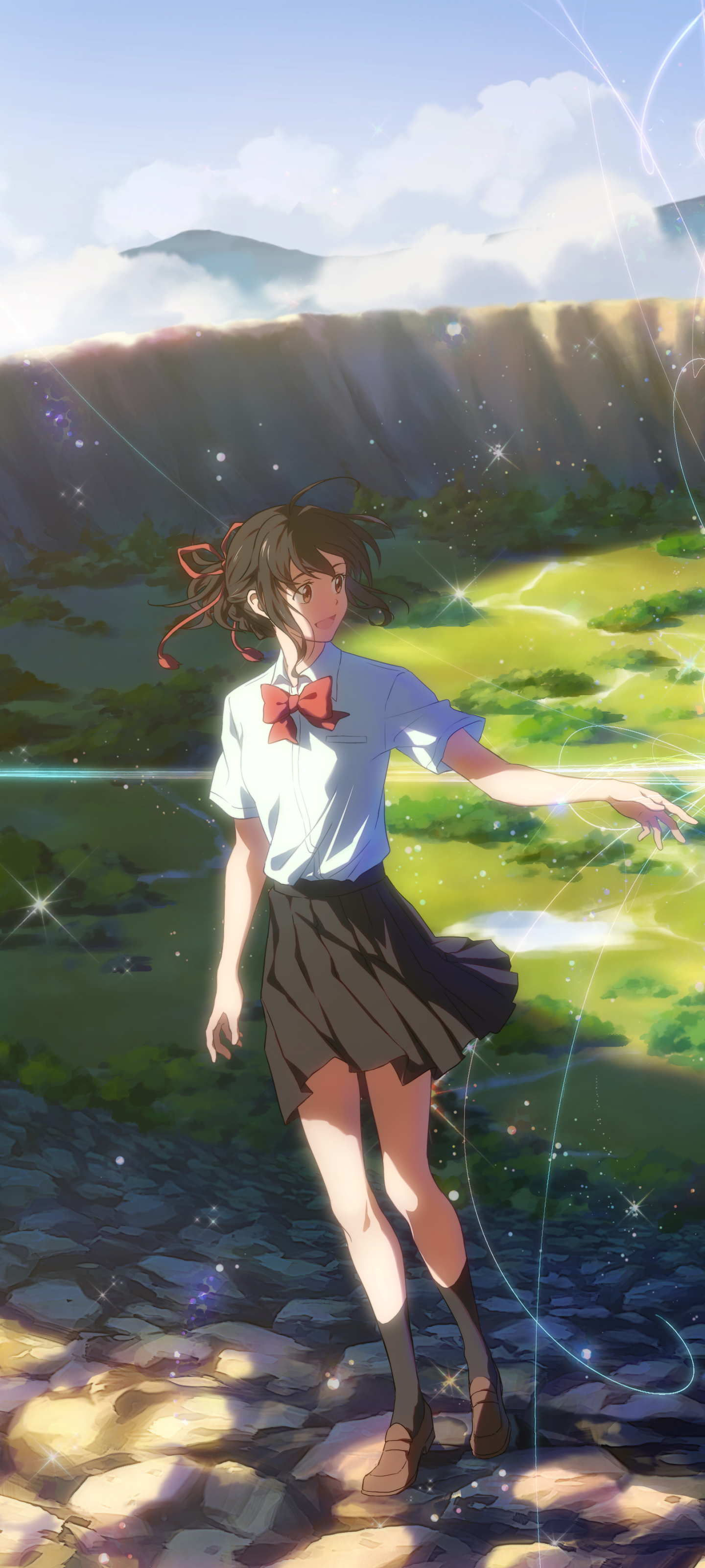 Descarga gratuita de fondo de pantalla para móvil de Animado, Kimi No Na Wa, Mitsuha Miyamizu.