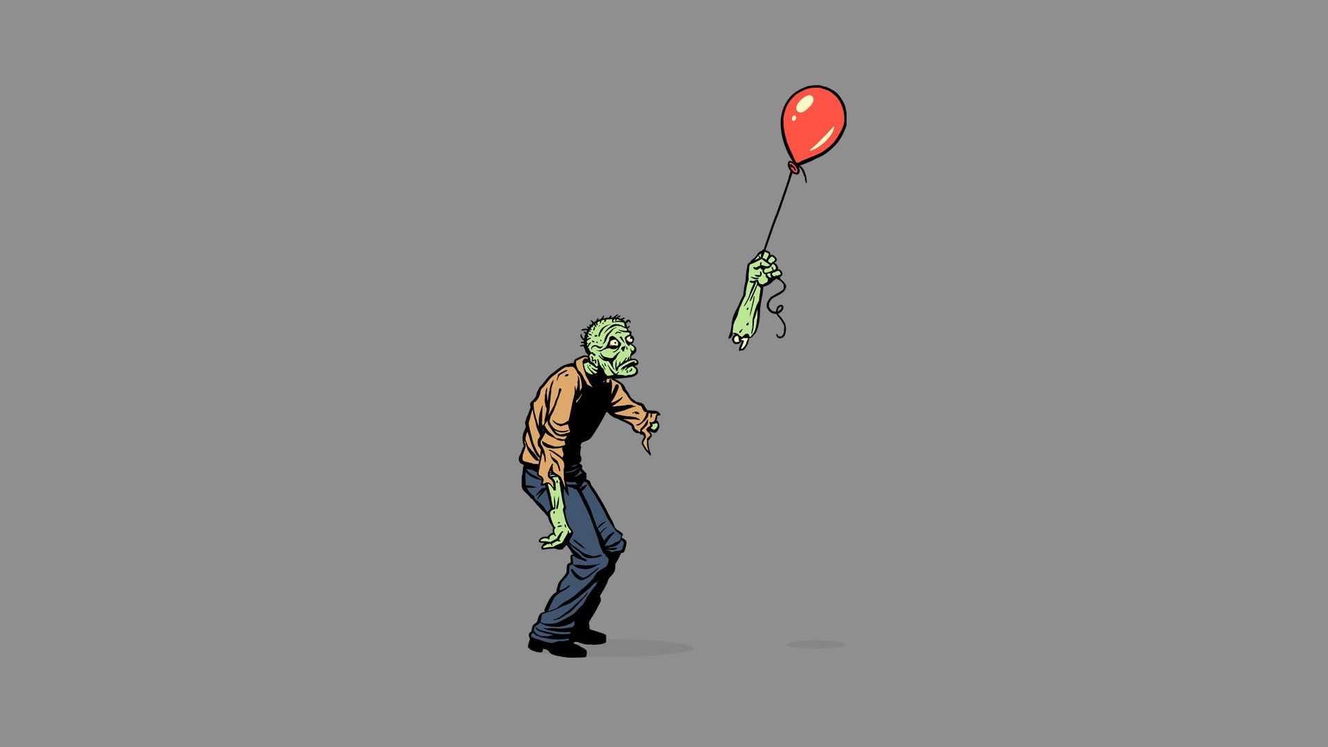 Free download wallpaper Funny, Humor, Zombie on your PC desktop