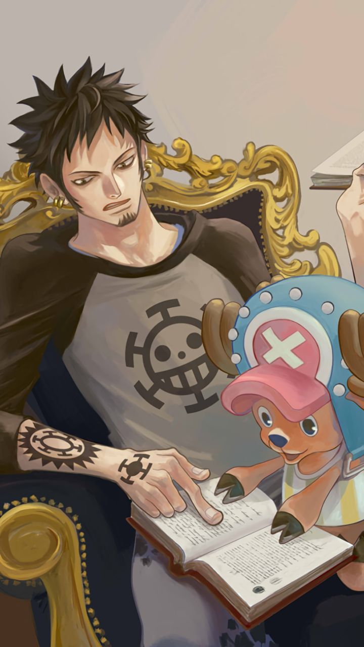 Download mobile wallpaper Anime, One Piece, Tony Tony Chopper, Trafalgar Law for free.