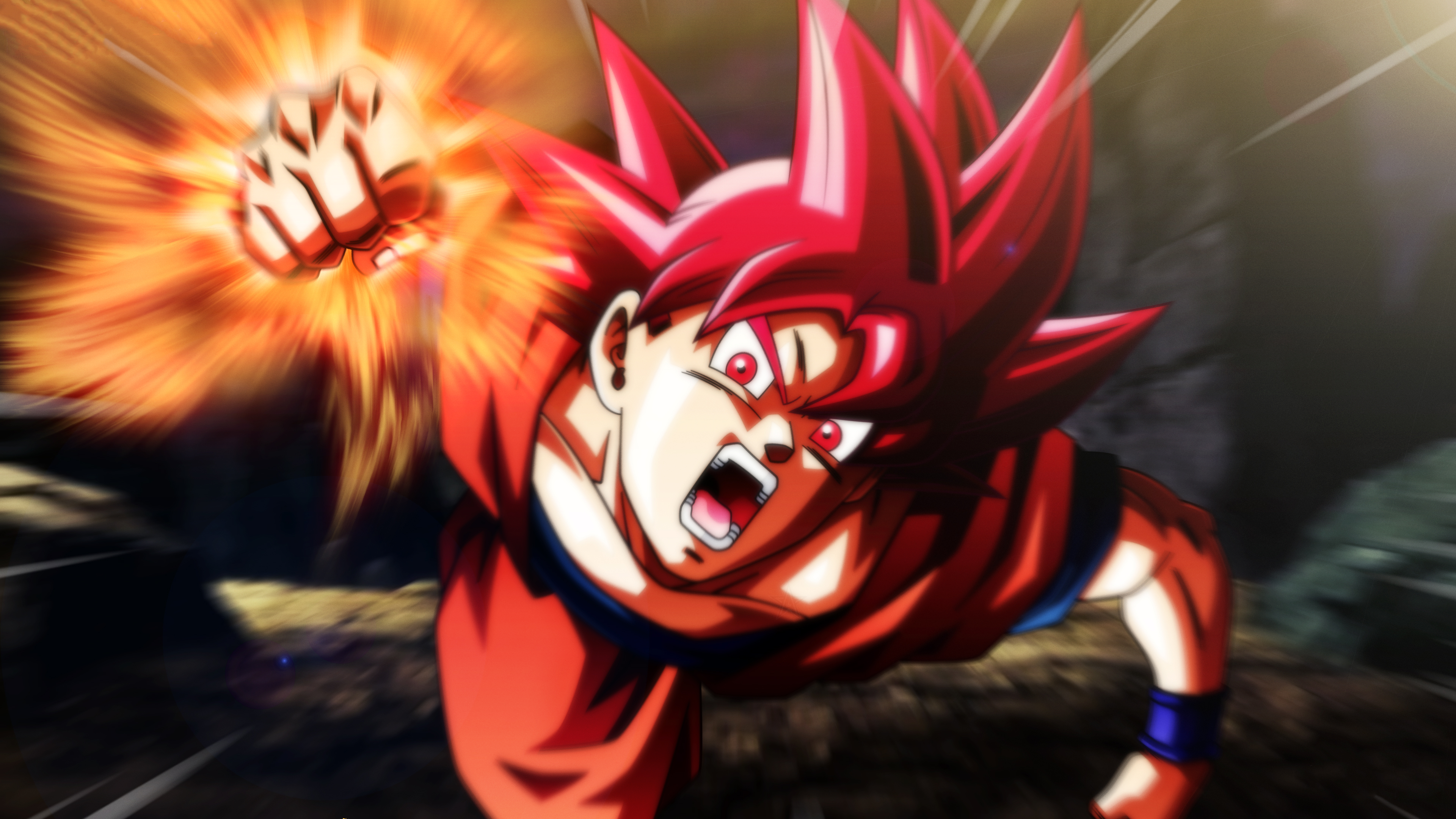Descarga gratuita de fondo de pantalla para móvil de Animado, Goku, Dragon Ball, Dragon Ball Super, Super Saiyan Rosado.