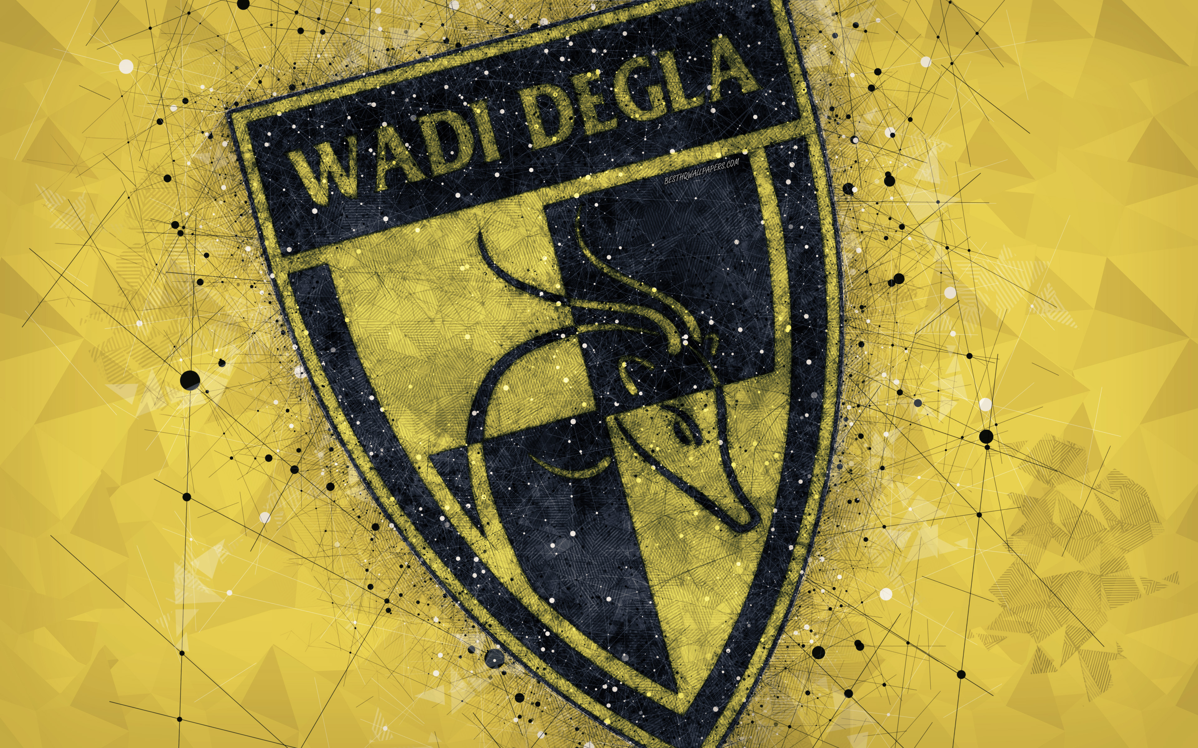 Download mobile wallpaper Sports, Logo, Emblem, Soccer, Wadi Degla Sc for free.