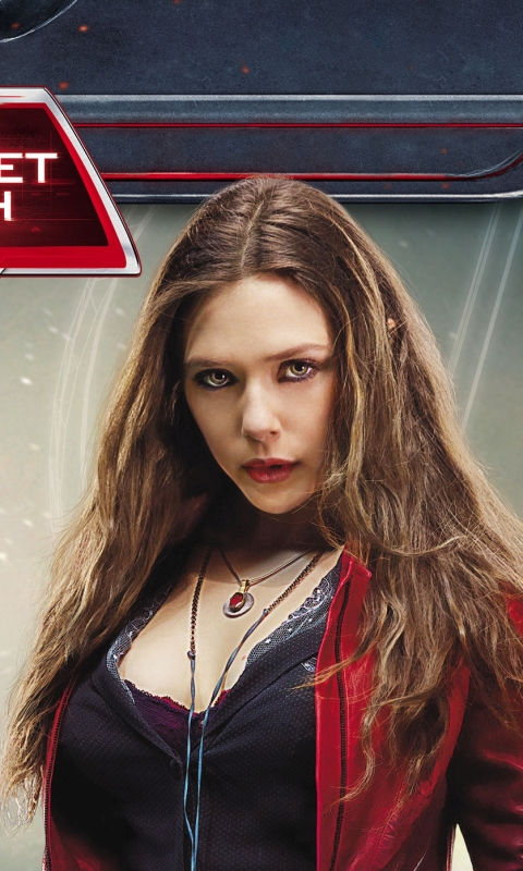 Download mobile wallpaper Movie, The Avengers, Scarlet Witch, Avengers: Age Of Ultron, Elizabeth Olsen for free.