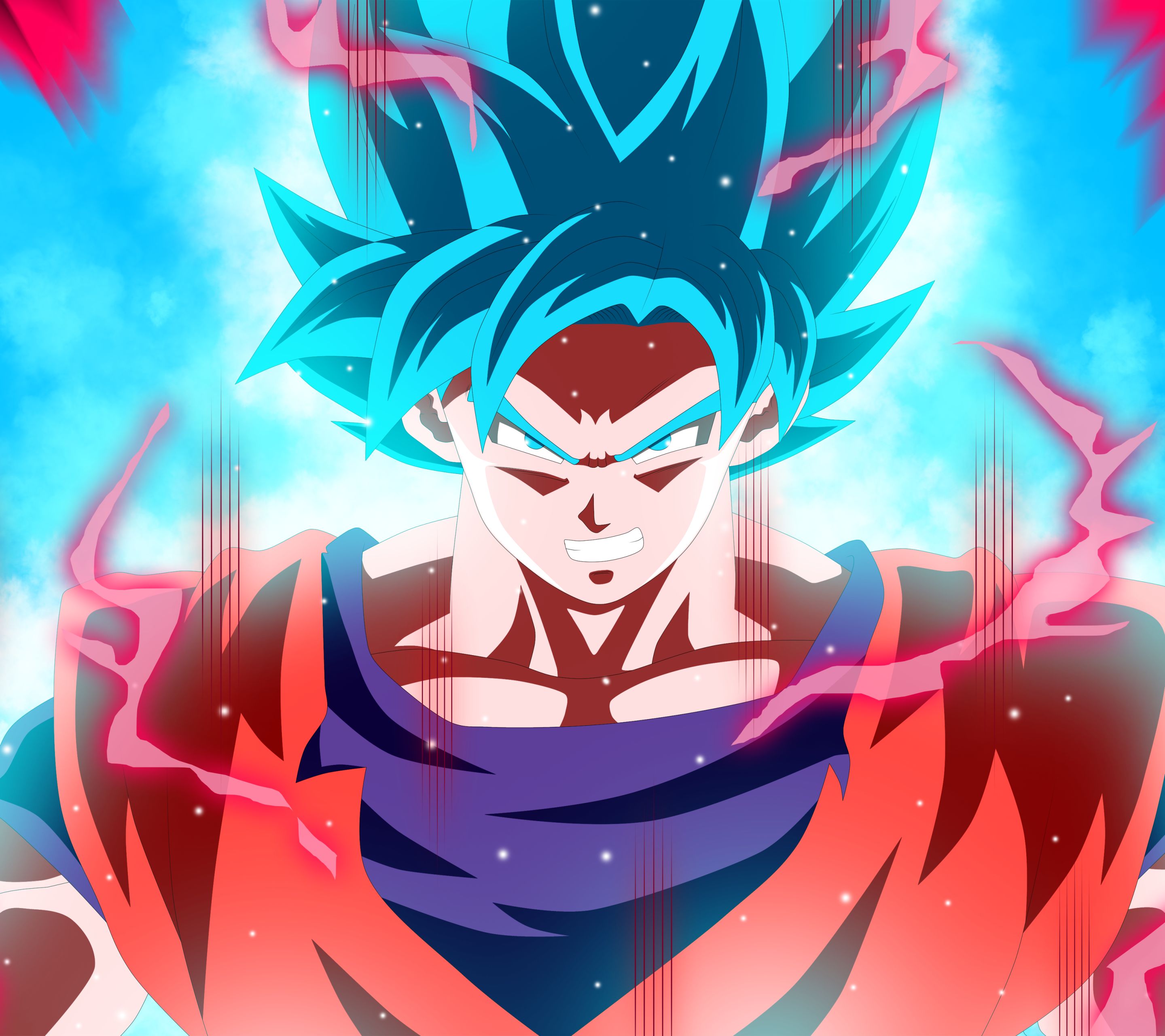Free download wallpaper Anime, Dragon Ball, Goku, Dragon Ball Super, Ssgss Goku on your PC desktop