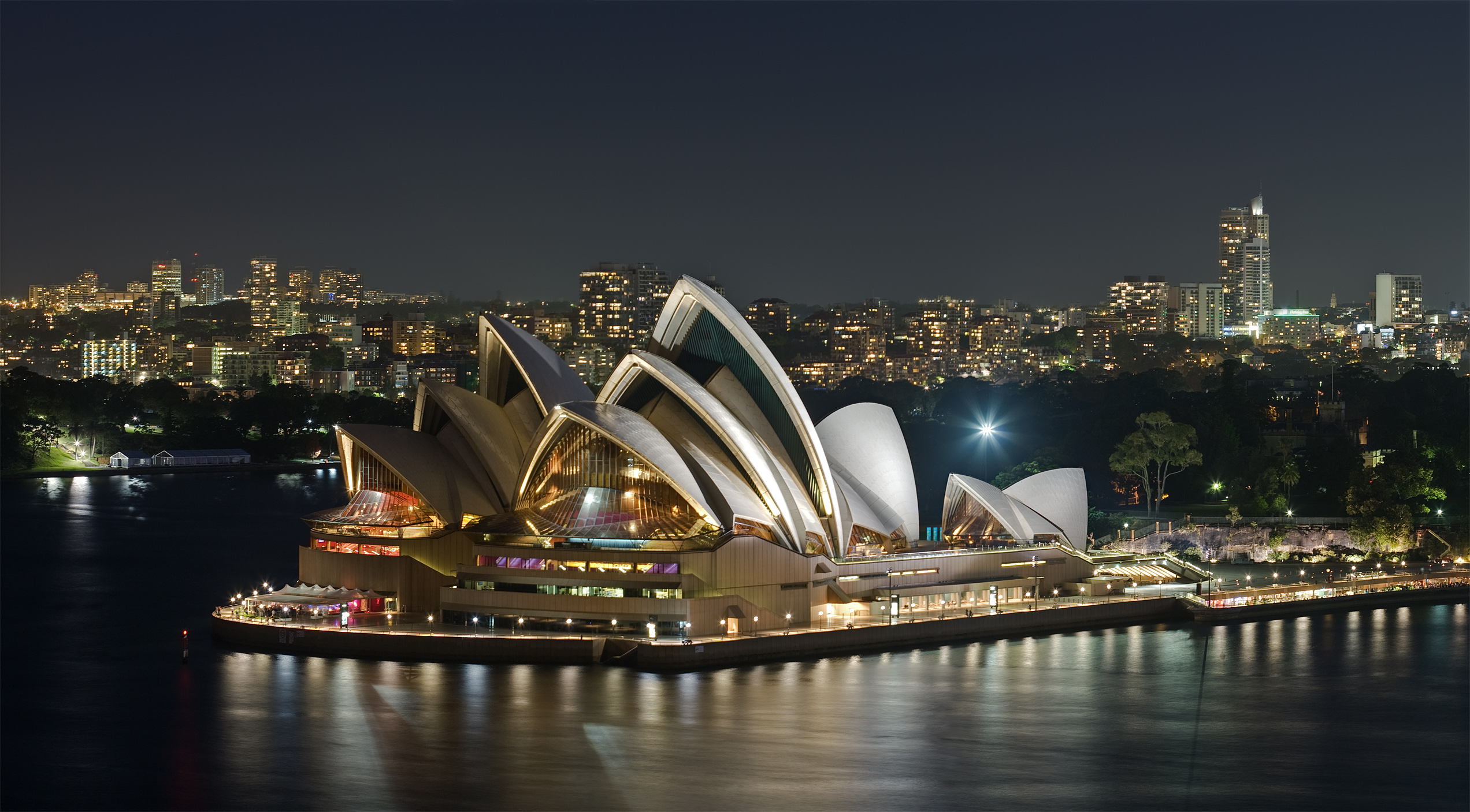 658977壁紙のダウンロードマンメイド, シドニーオペラハウス, オーストラリア, 夜, シドニー-スクリーンセーバーと写真を無料で