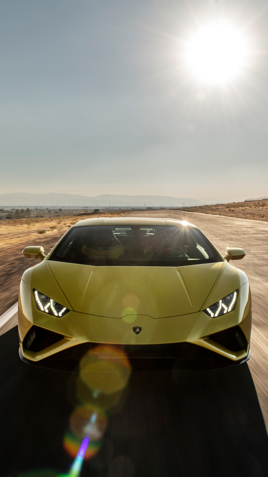 Descarga gratuita de fondo de pantalla para móvil de Lamborghini, Coche, Superdeportivo, Lamborghini Huracán, Vehículos, Coche Amarillo, Lamborghini Huracán Evo.