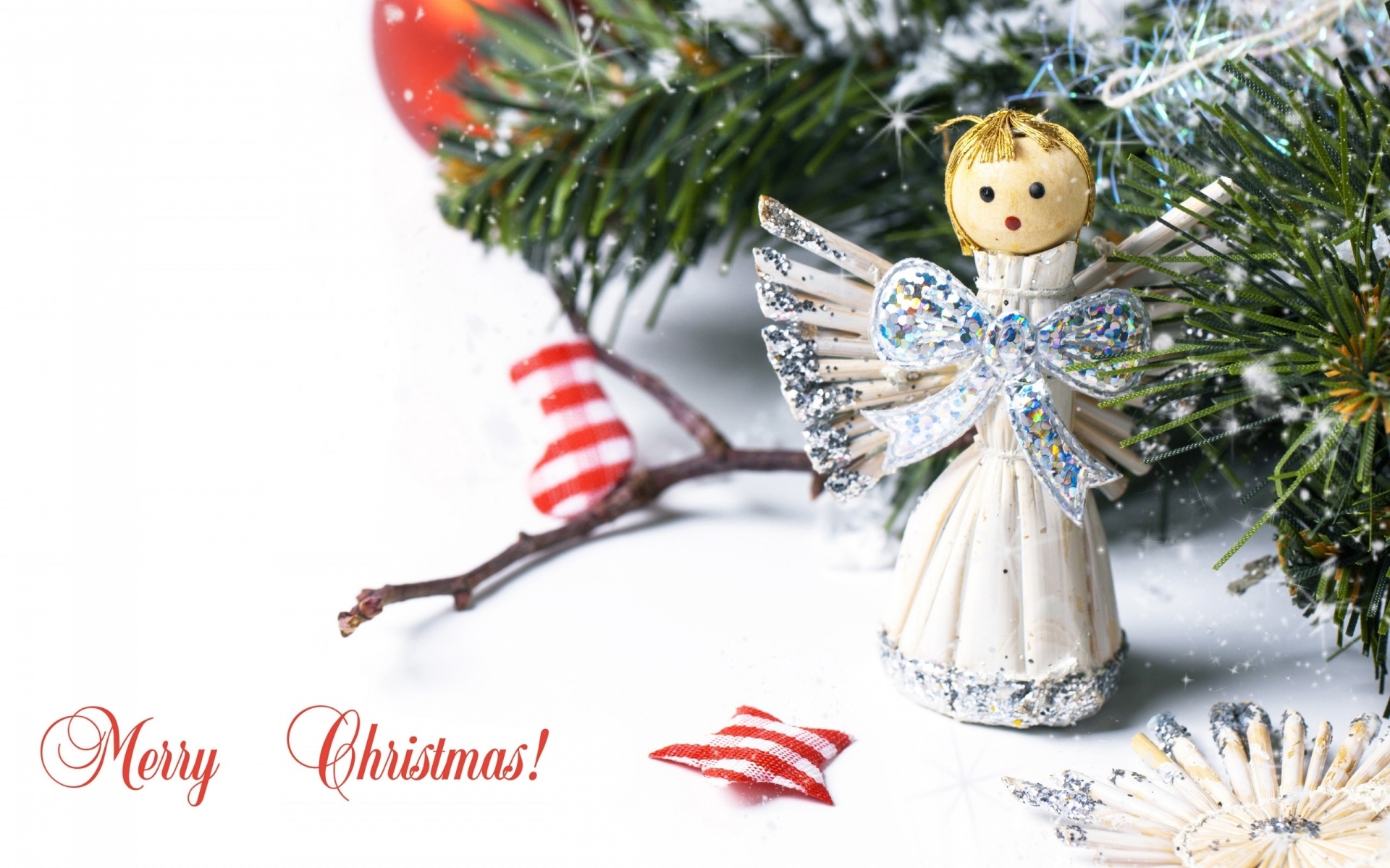 Téléchargez des papiers peints mobile Noël, Vacances, Décoration, Ange, Joyeux Noël gratuitement.
