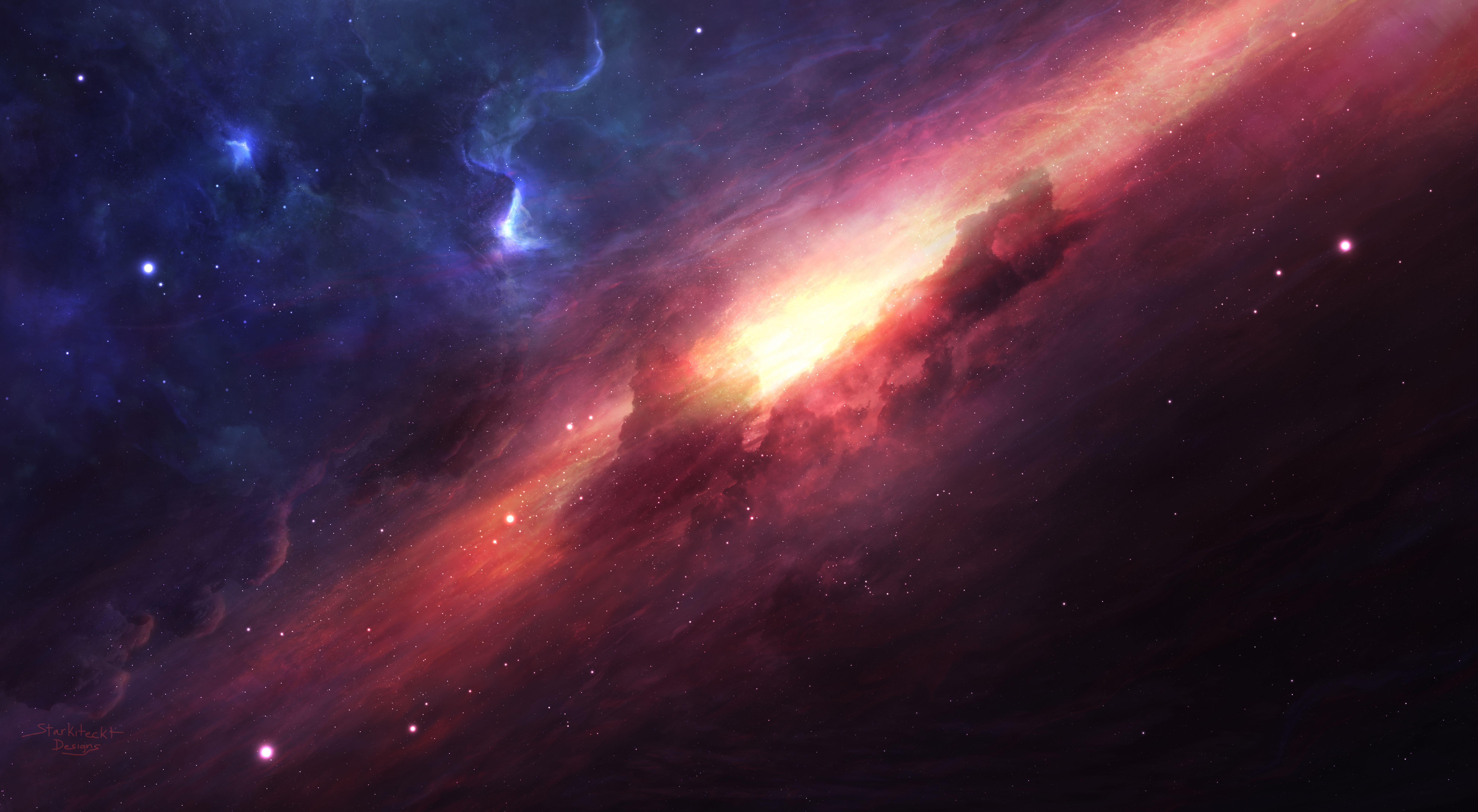 space, red, sci fi, nebula, orange (color), pink