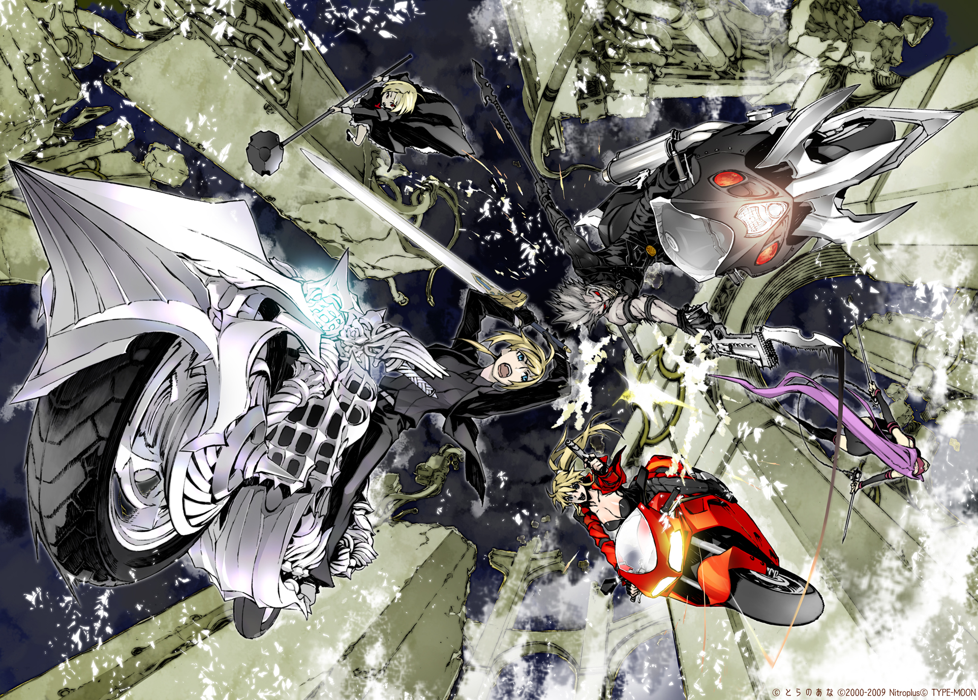 Baixe gratuitamente a imagem Anime, Saber (Série Destino), Fate/stay Night: Unlimited Blade Works, Rider (Fate/stay Night) na área de trabalho do seu PC