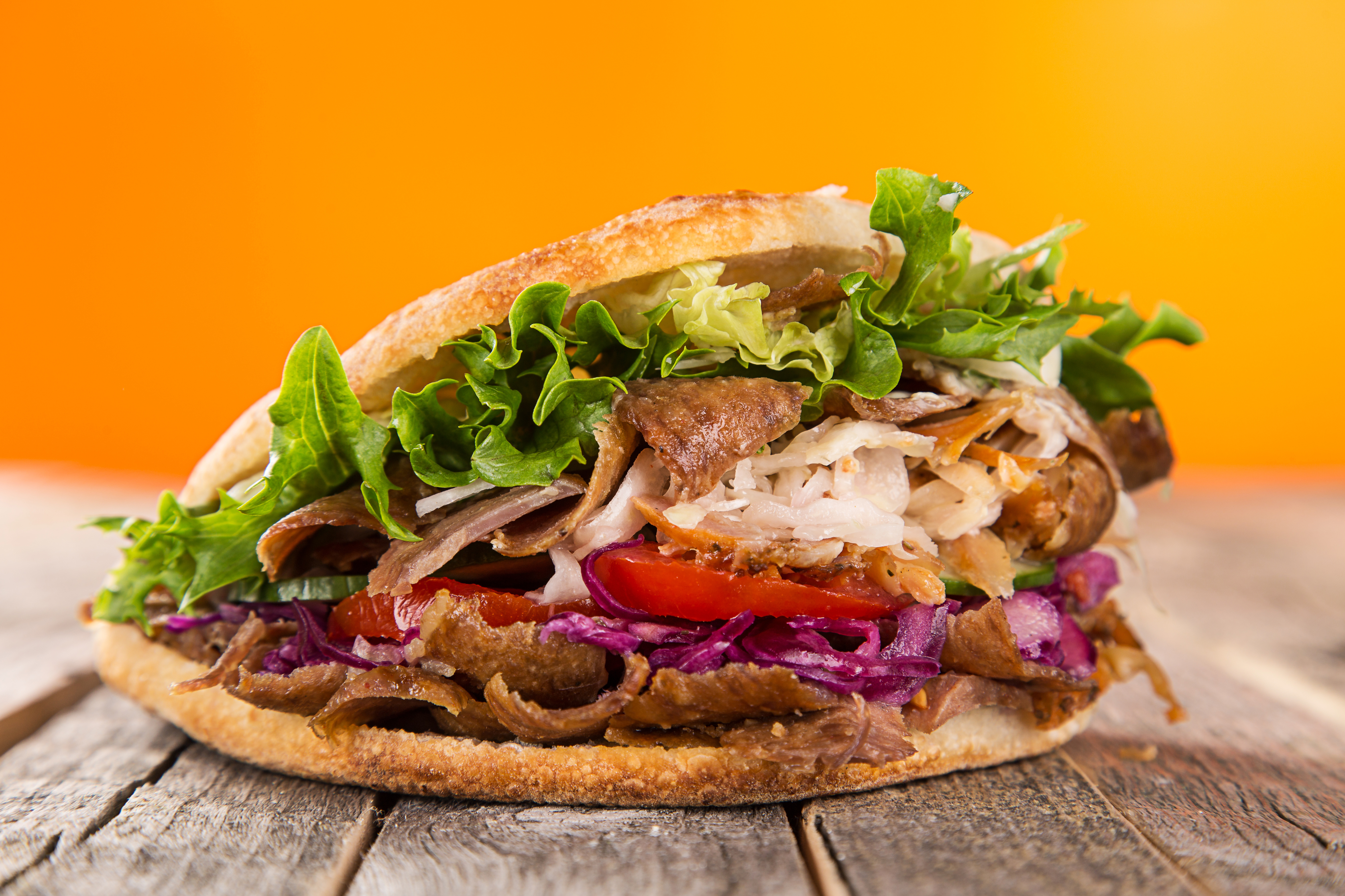 Laden Sie das Fleisch, Brot, Sandwich, Nahrungsmittel-Bild kostenlos auf Ihren PC-Desktop herunter