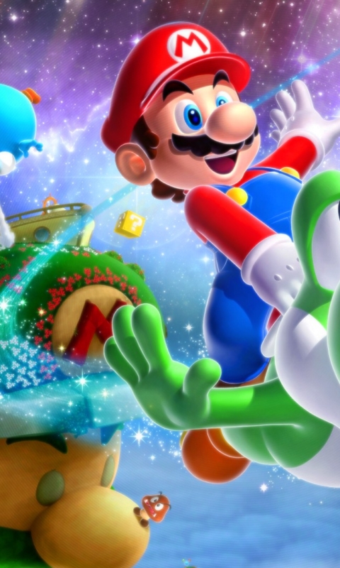 Handy-Wallpaper Mario, Computerspiele, Super Mario Galaxy 2 kostenlos herunterladen.