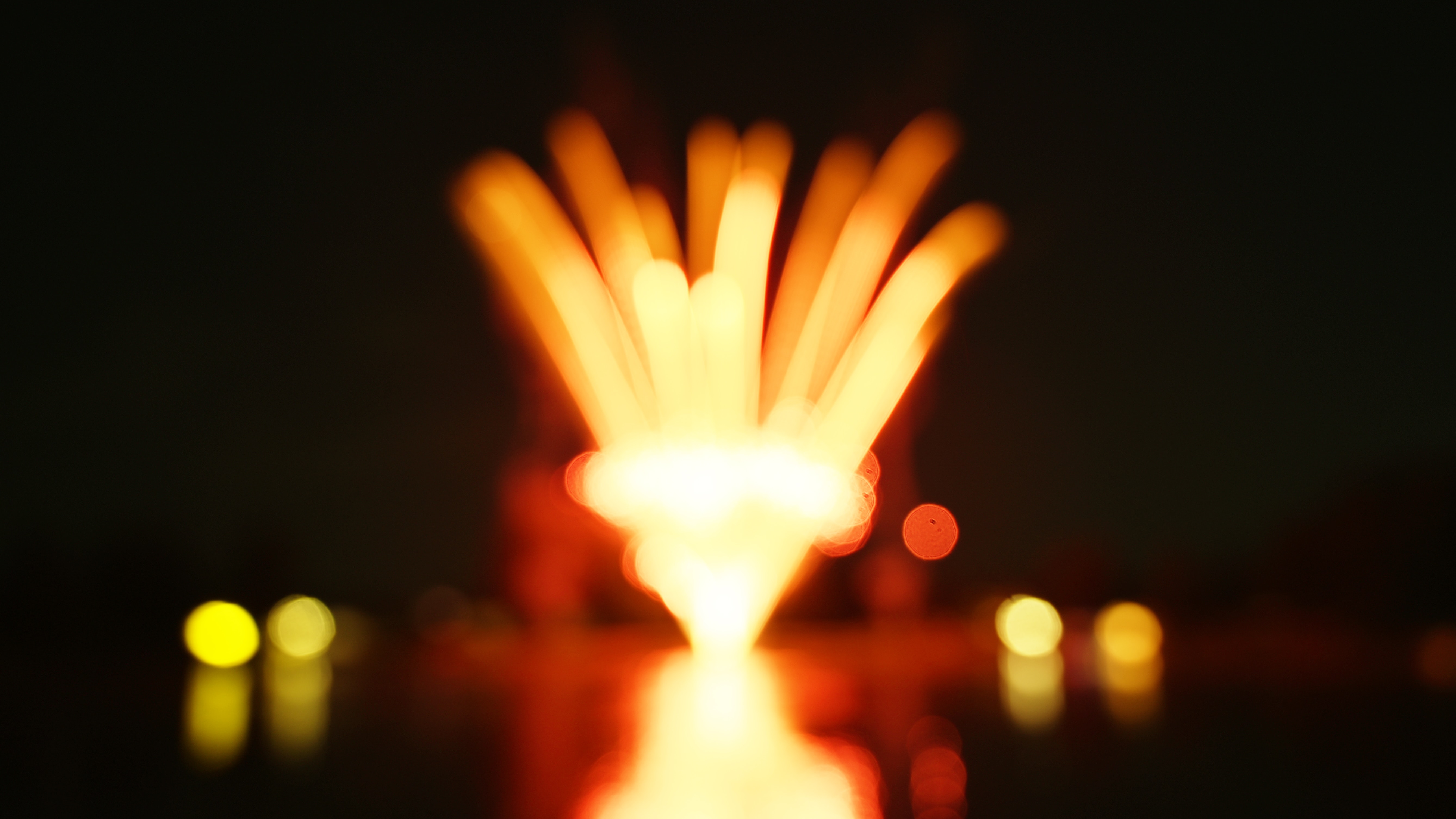 abstract, lights, glare, blur, smooth, bokeh, boquet, fireworks, firework 4K for PC