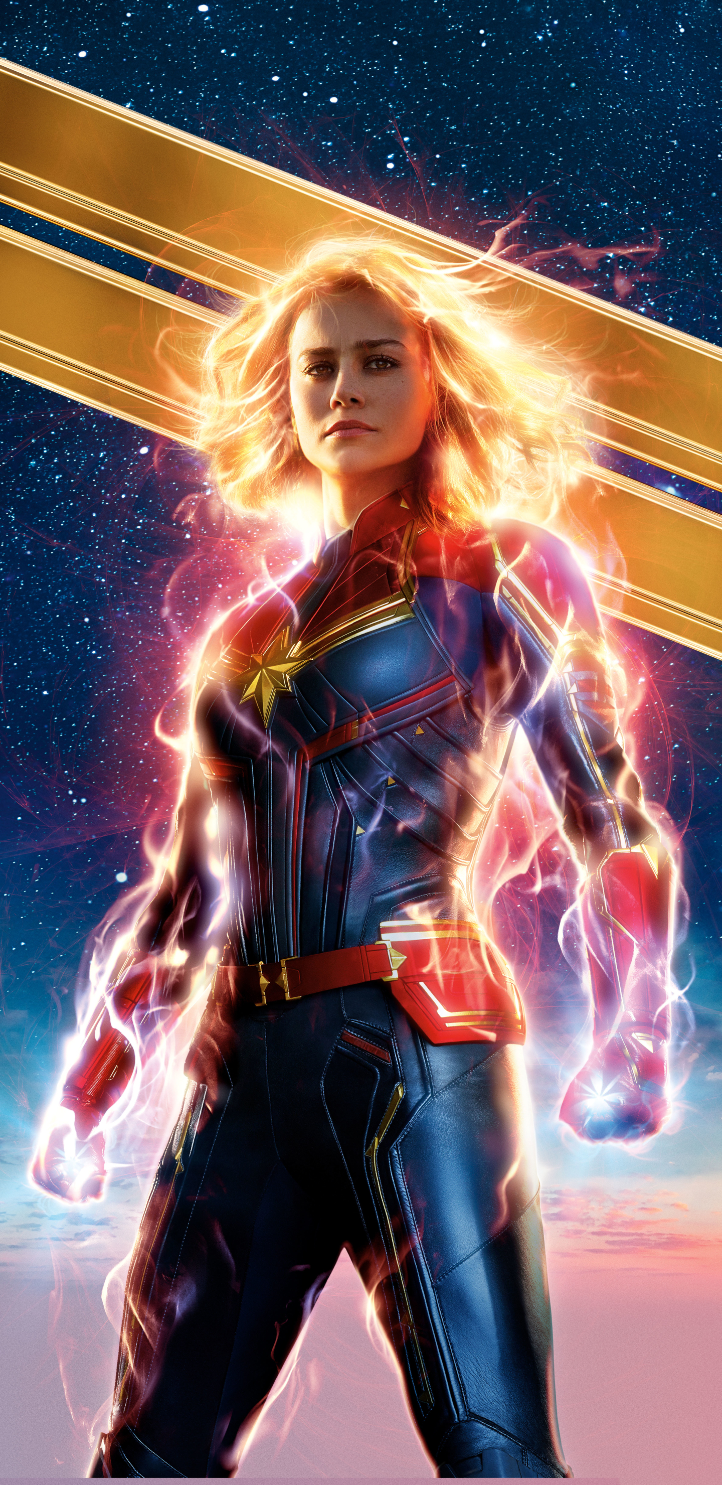 Handy-Wallpaper Filme, Captain Marvel, Brie Larson kostenlos herunterladen.