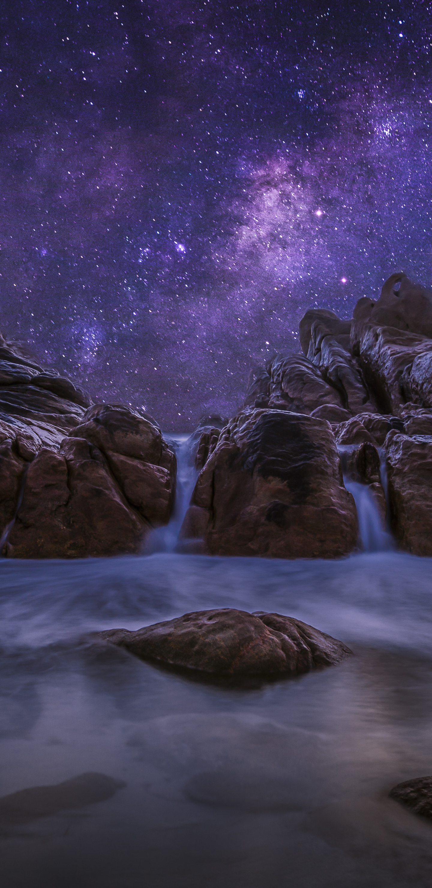 Download mobile wallpaper Night, Starry Sky, Milky Way, Sci Fi, Australia for free.