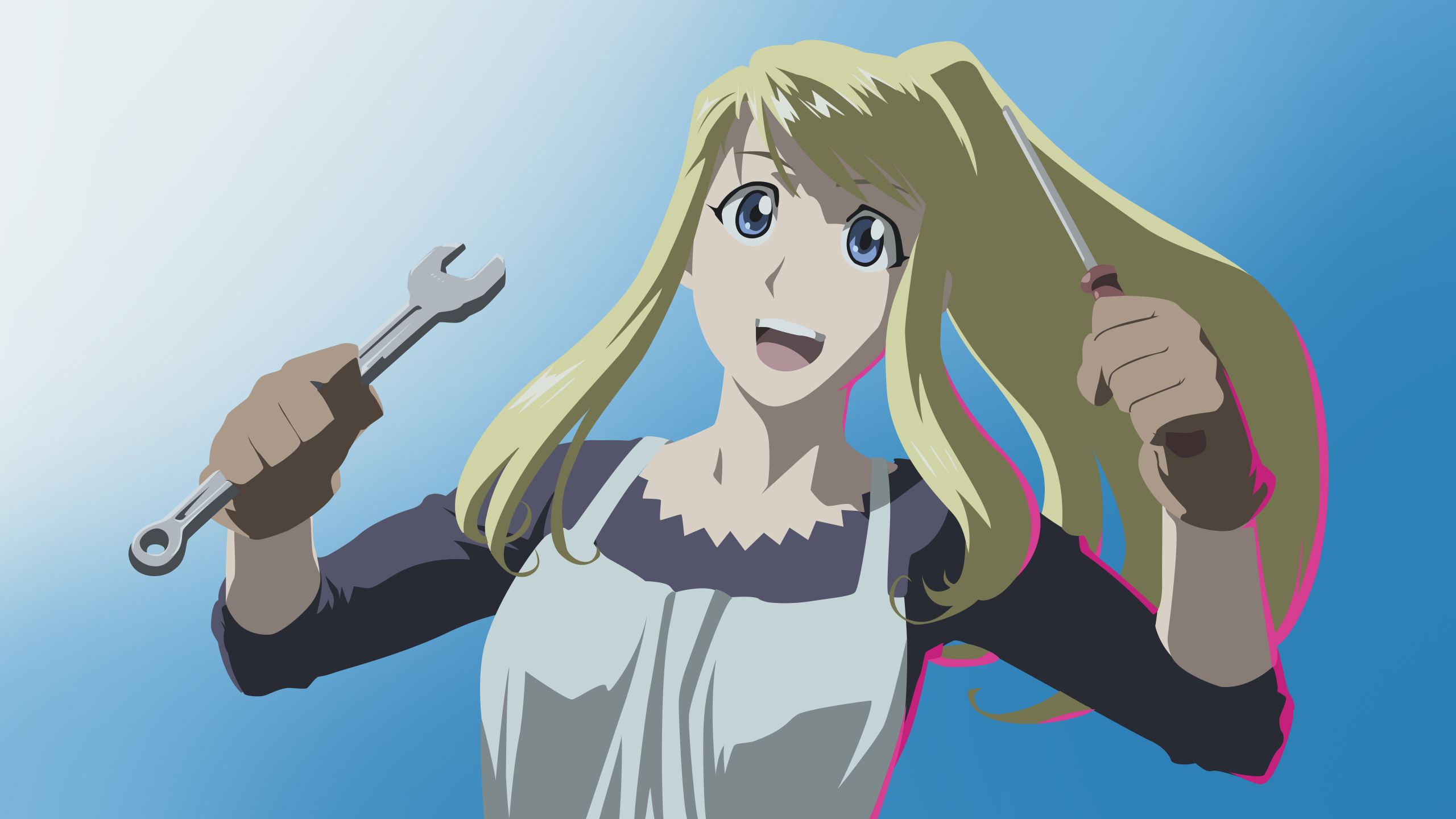 Laden Sie das Fullmetal Alchemist, Animes, Winry Rockbell-Bild kostenlos auf Ihren PC-Desktop herunter