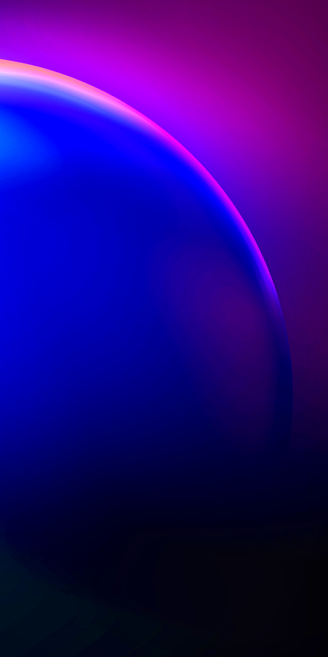 Download mobile wallpaper Abstract, Glow, Bubble, Windows 11 for free.
