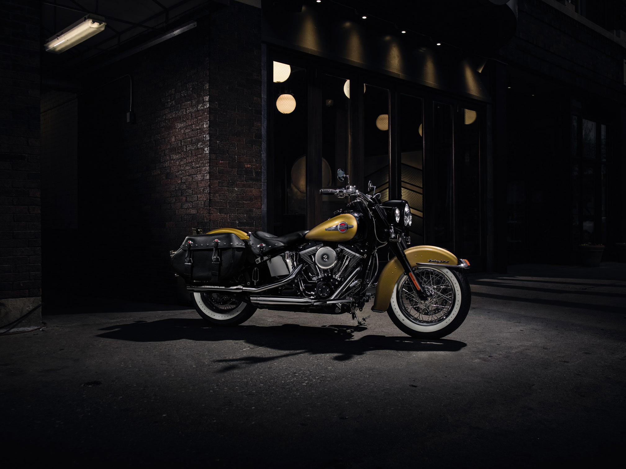 Laden Sie das Harley Davidson, Fahrzeuge, Harley Davidson Heritage Softail Classic, Harley Davidson Heritage Softail-Bild kostenlos auf Ihren PC-Desktop herunter