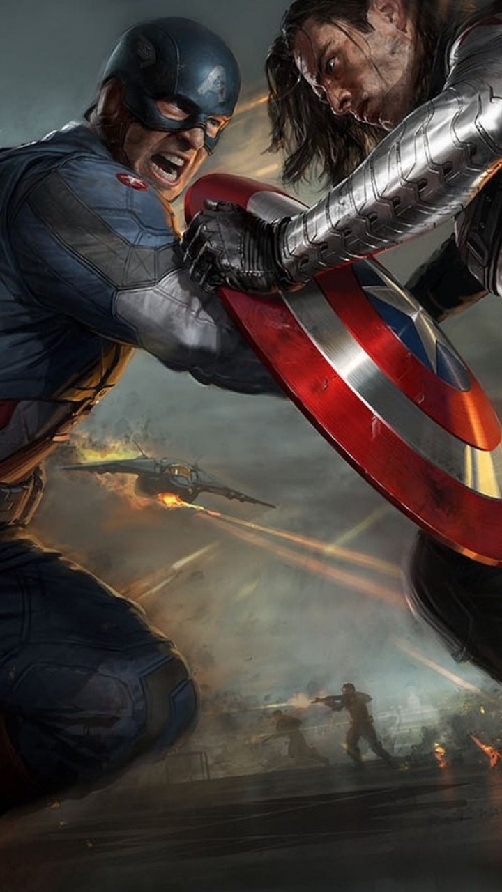 Download mobile wallpaper Captain America, Movie, Winter Soldier, Captain America: The Winter Soldier for free.
