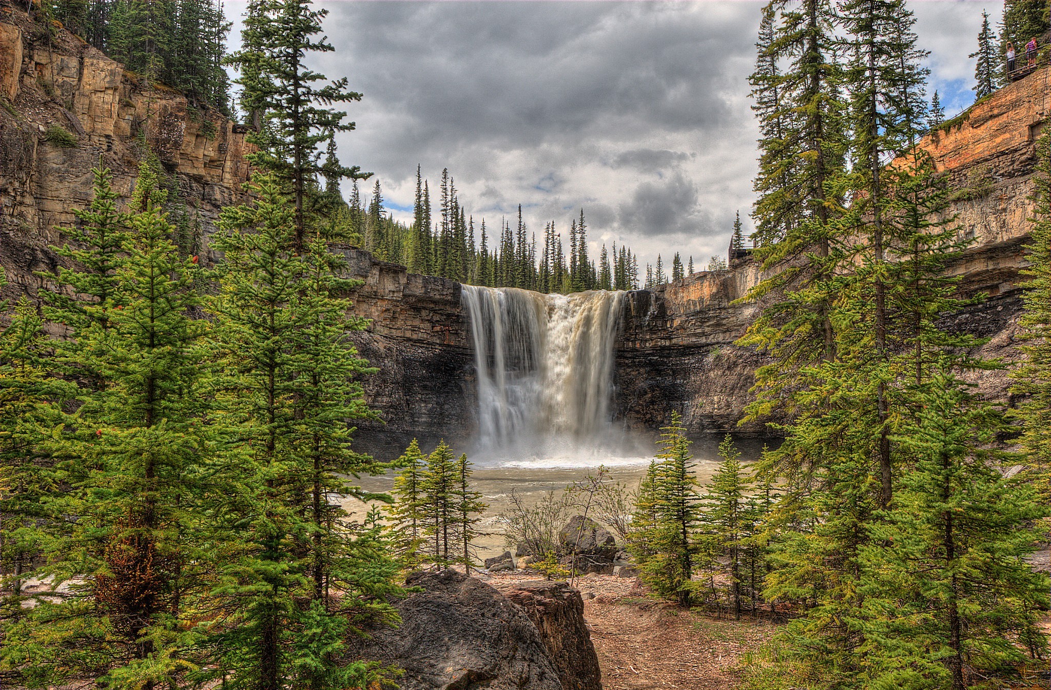 Laden Sie das Wasserfälle, Wasserfall, Wolke, Erde/natur-Bild kostenlos auf Ihren PC-Desktop herunter