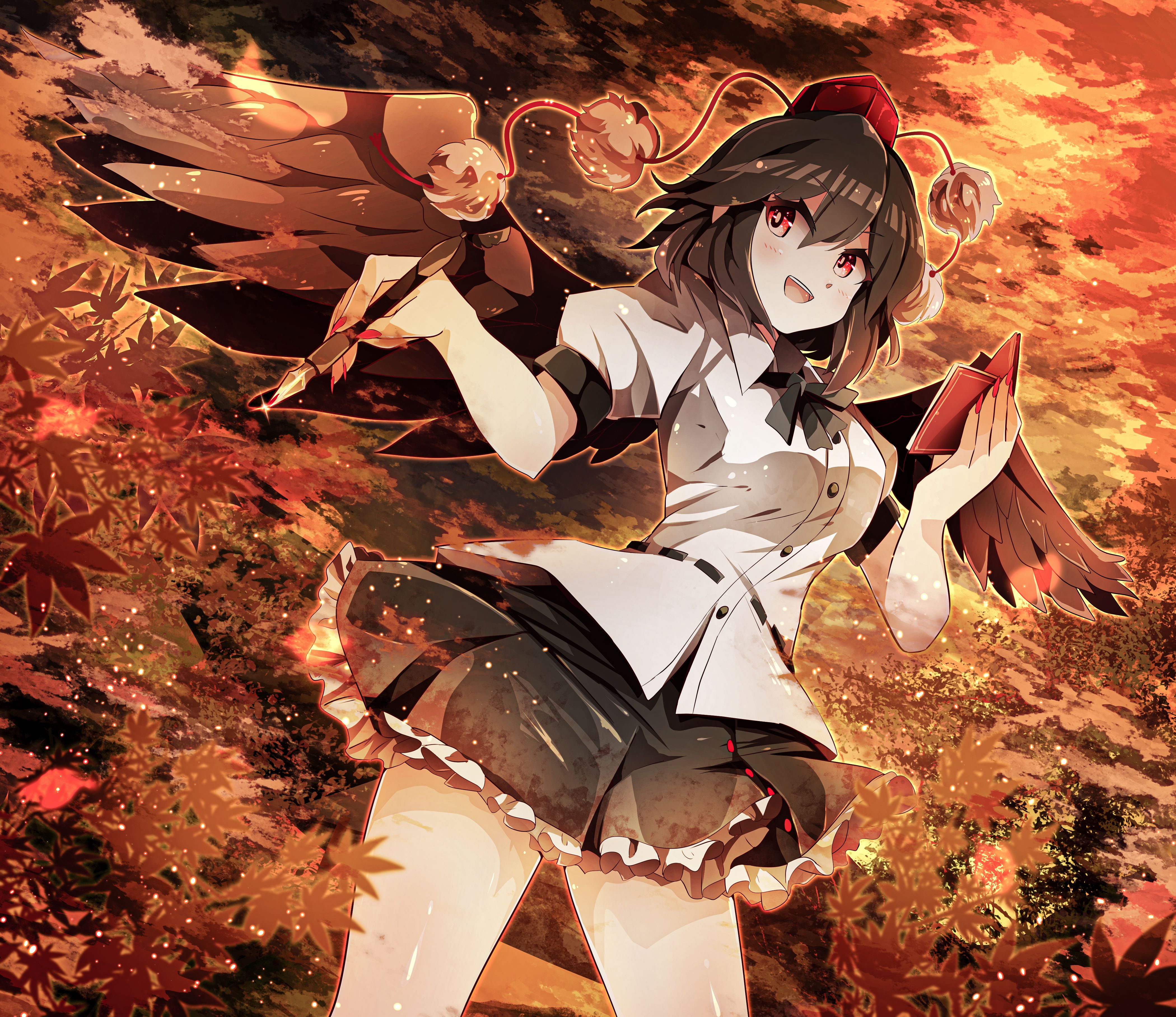 Free download wallpaper Anime, Touhou, Aya Shameimaru on your PC desktop