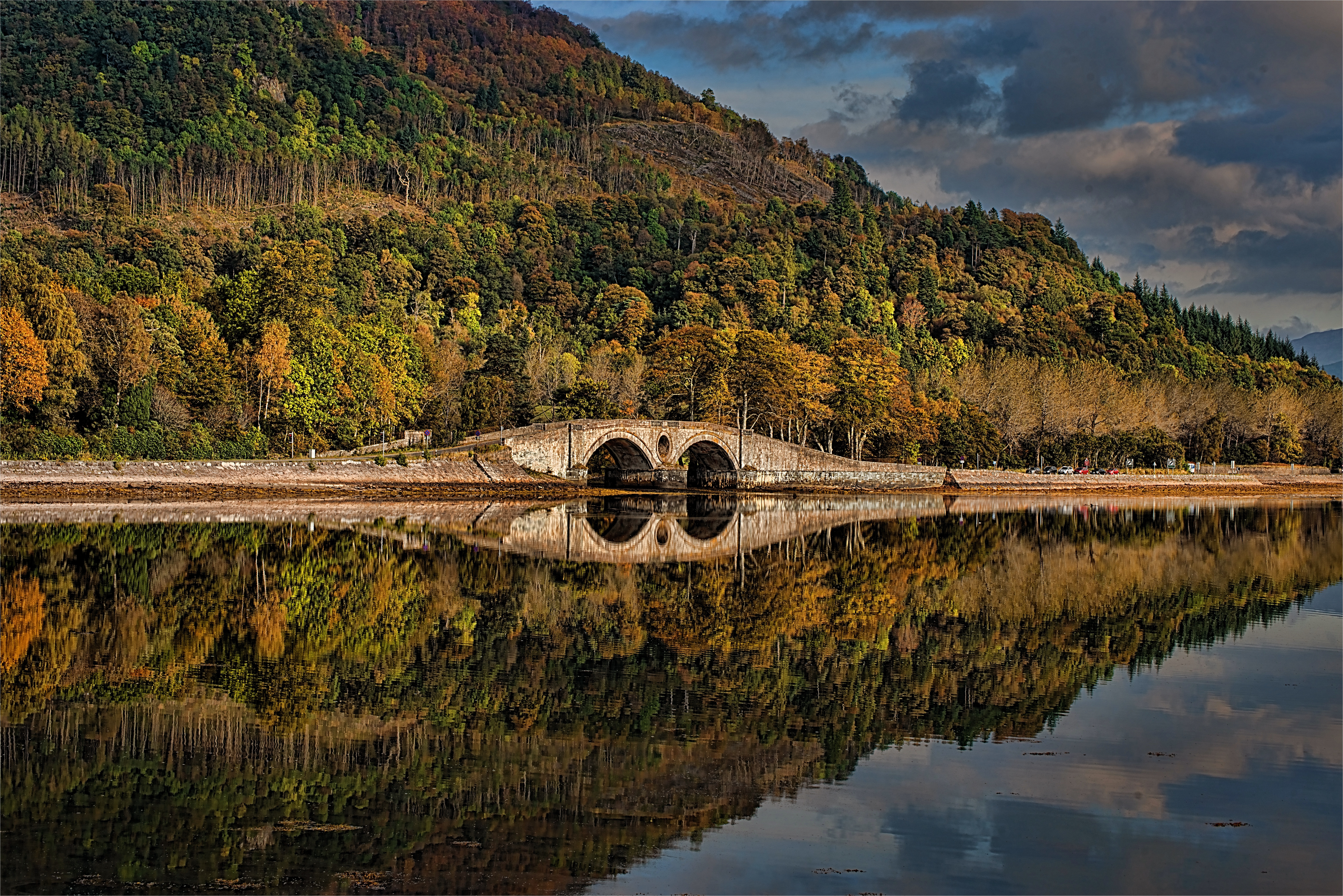 Free download wallpaper Nature, Water, Reflection, Forest, Bridge, Photography on your PC desktop