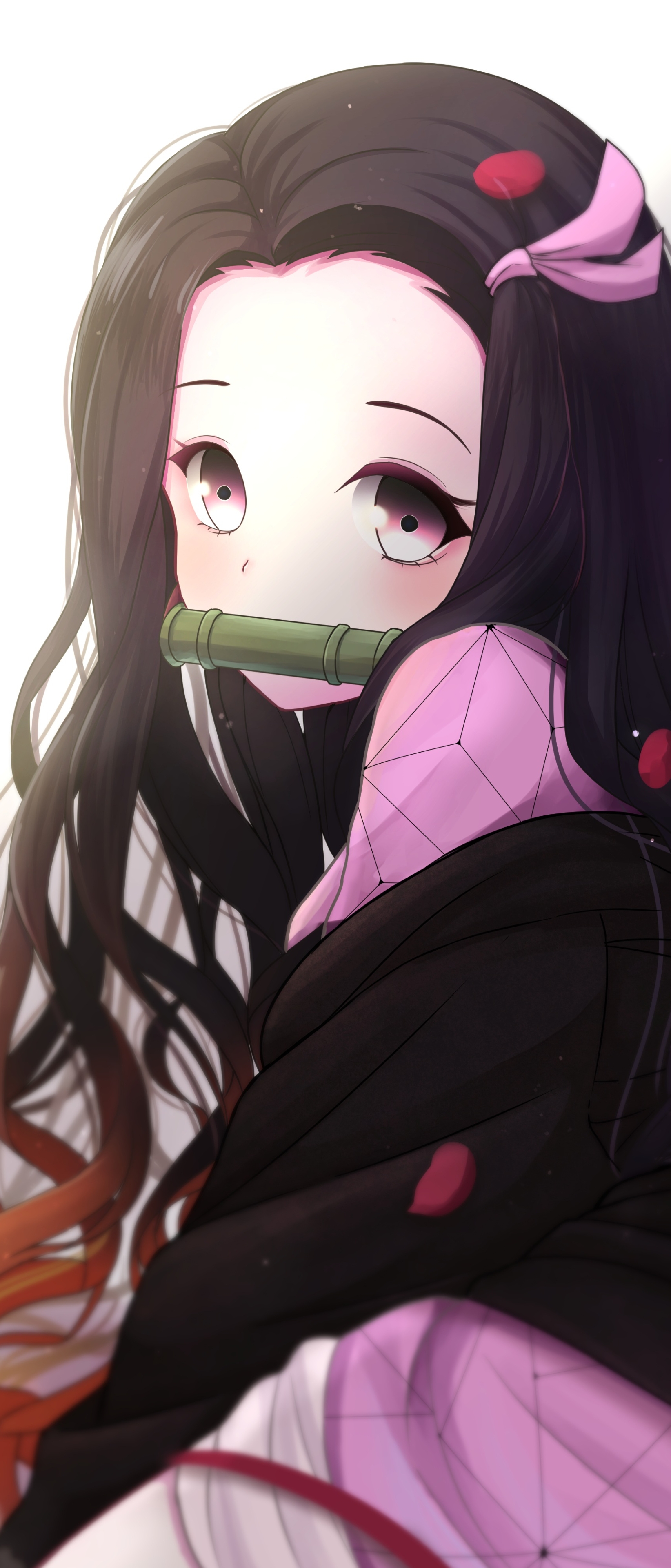 Handy-Wallpaper Animes, Nezuko Kamado, Demon Slayer kostenlos herunterladen.