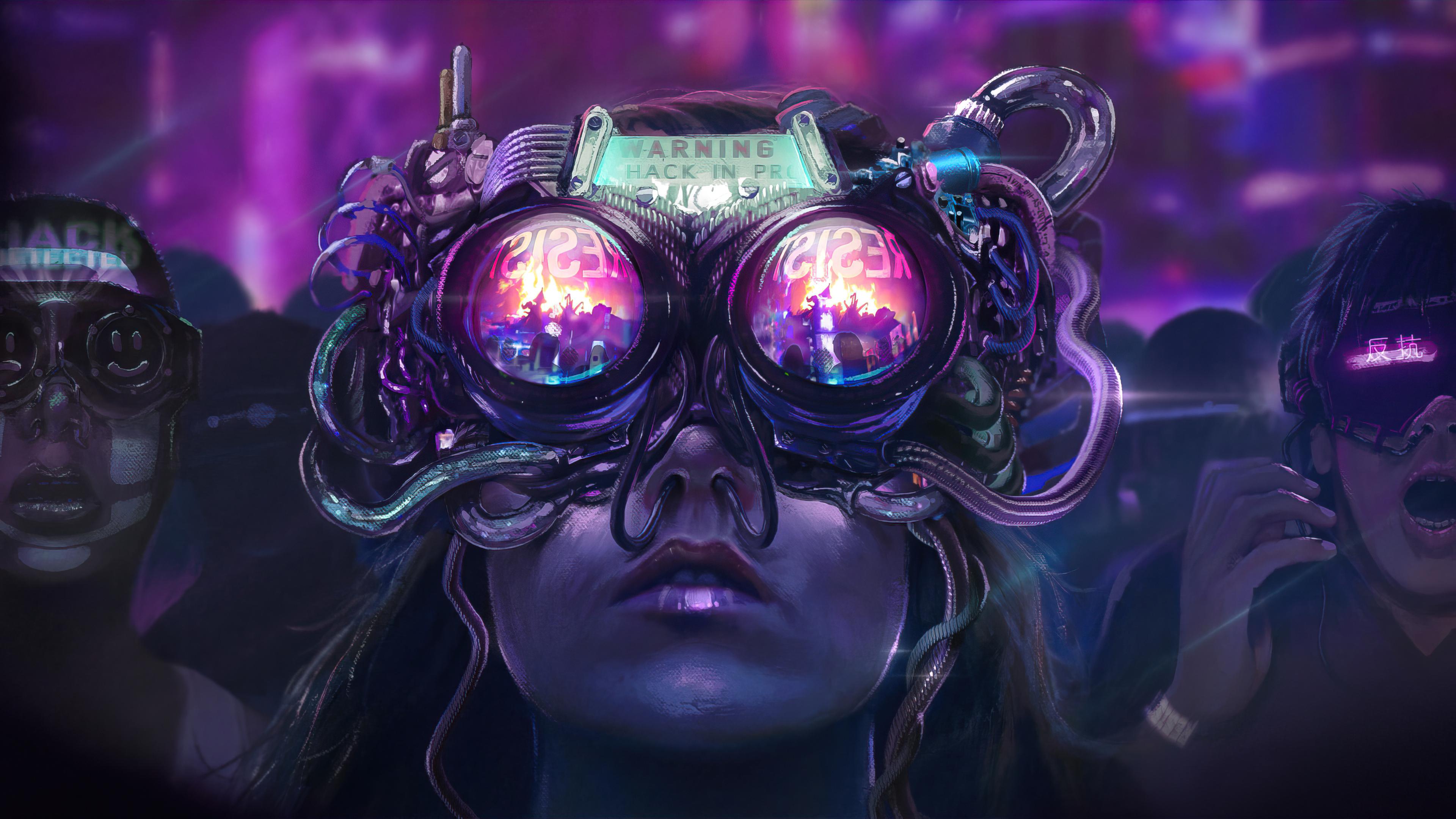 Laden Sie das Cyberpunk, Science Fiction-Bild kostenlos auf Ihren PC-Desktop herunter