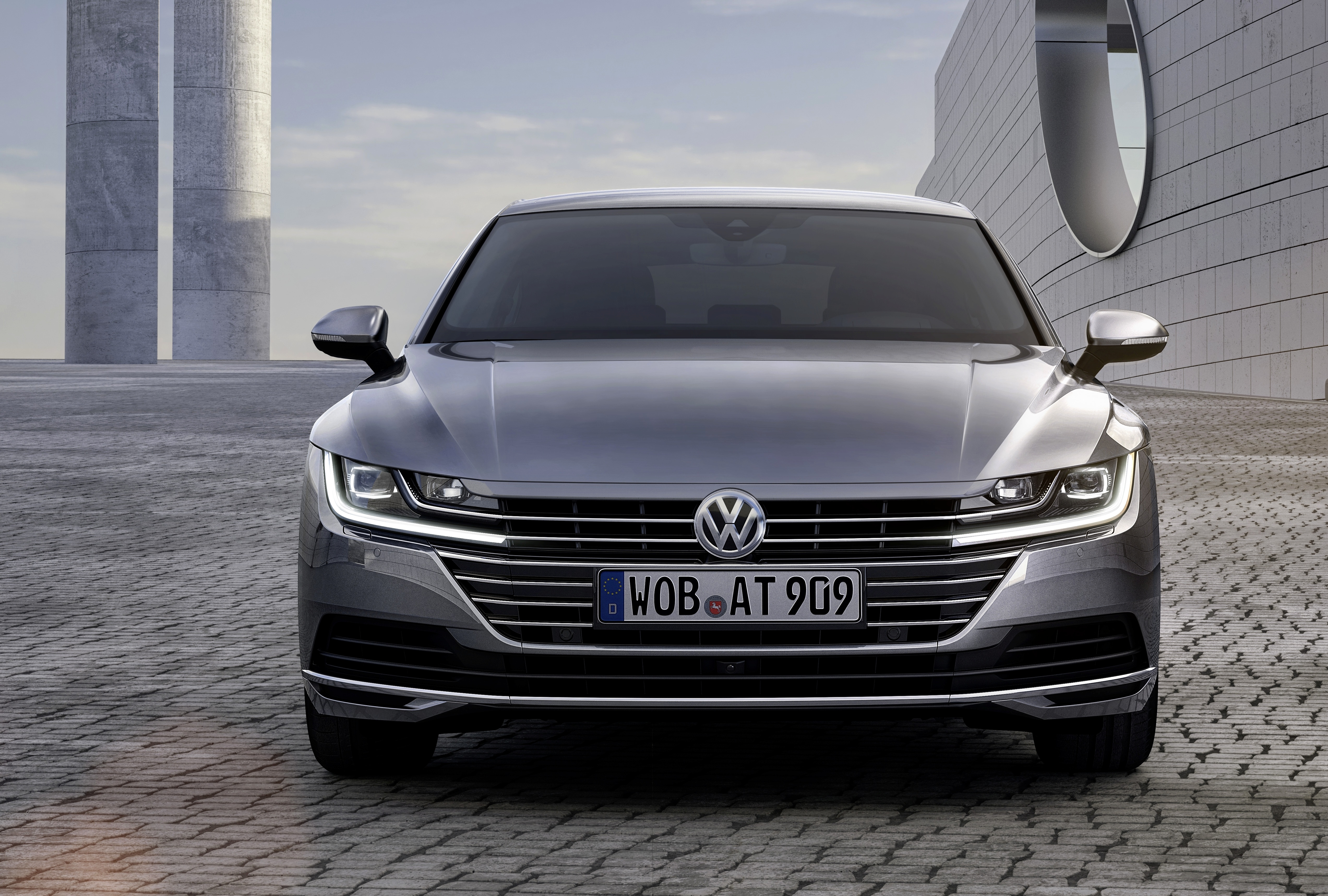 Download mobile wallpaper Volkswagen, Vehicles, Silver Car, Volkswagen Arteon for free.