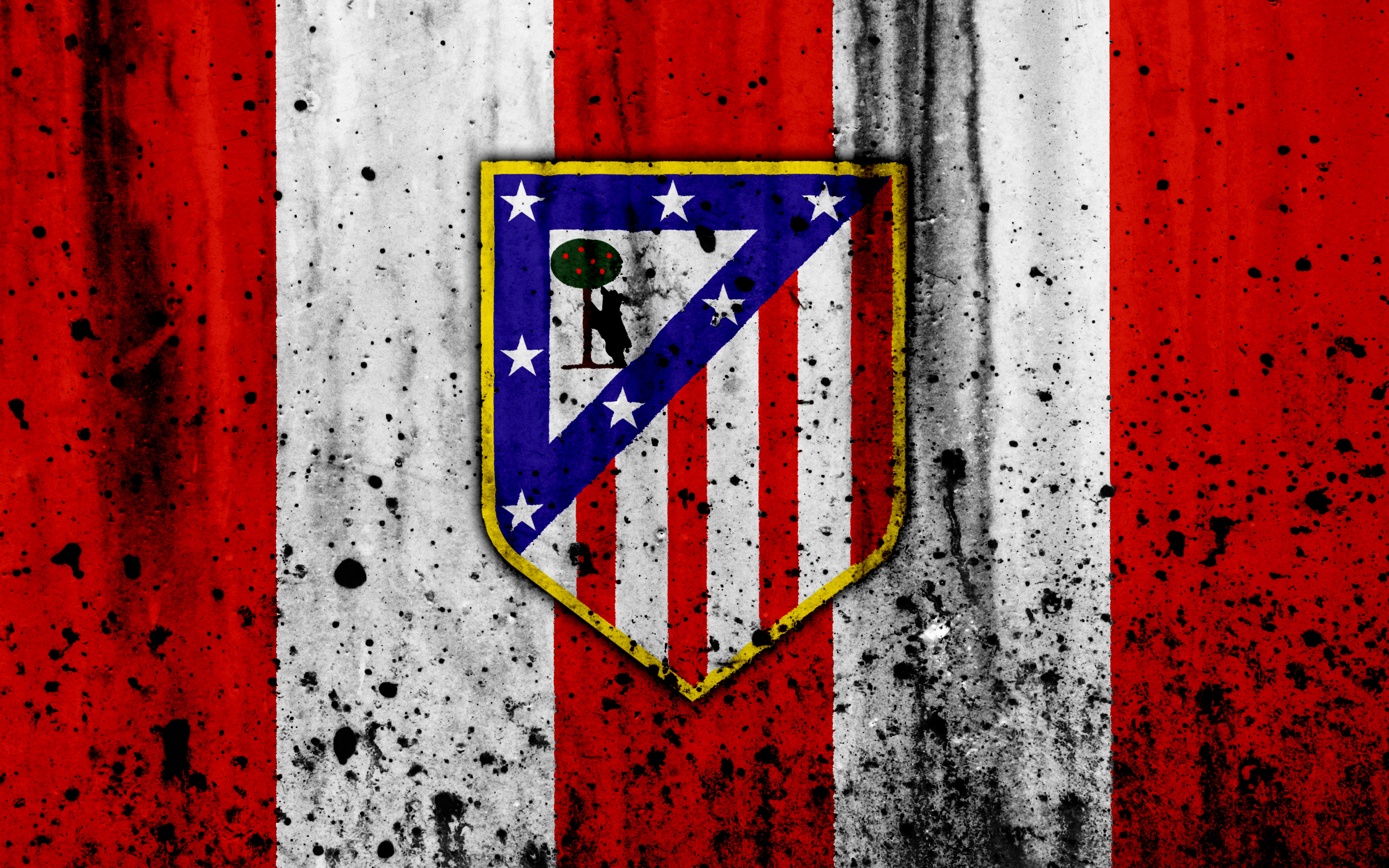 Descarga gratuita de fondo de pantalla para móvil de Fútbol, Logo, Emblema, Deporte, Atletico Madrid.