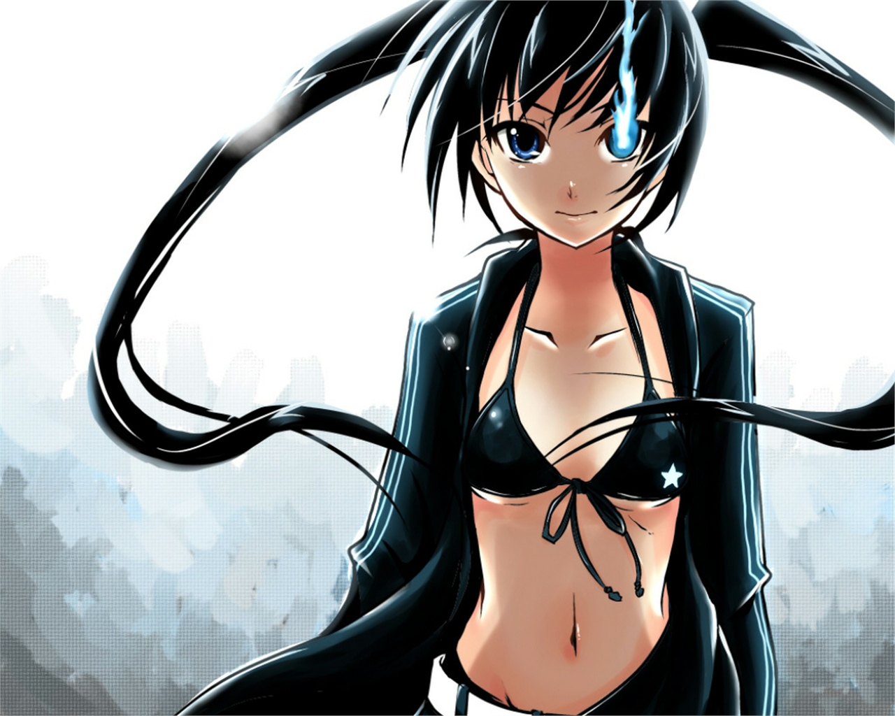 Download mobile wallpaper Anime, Black Rock Shooter for free.