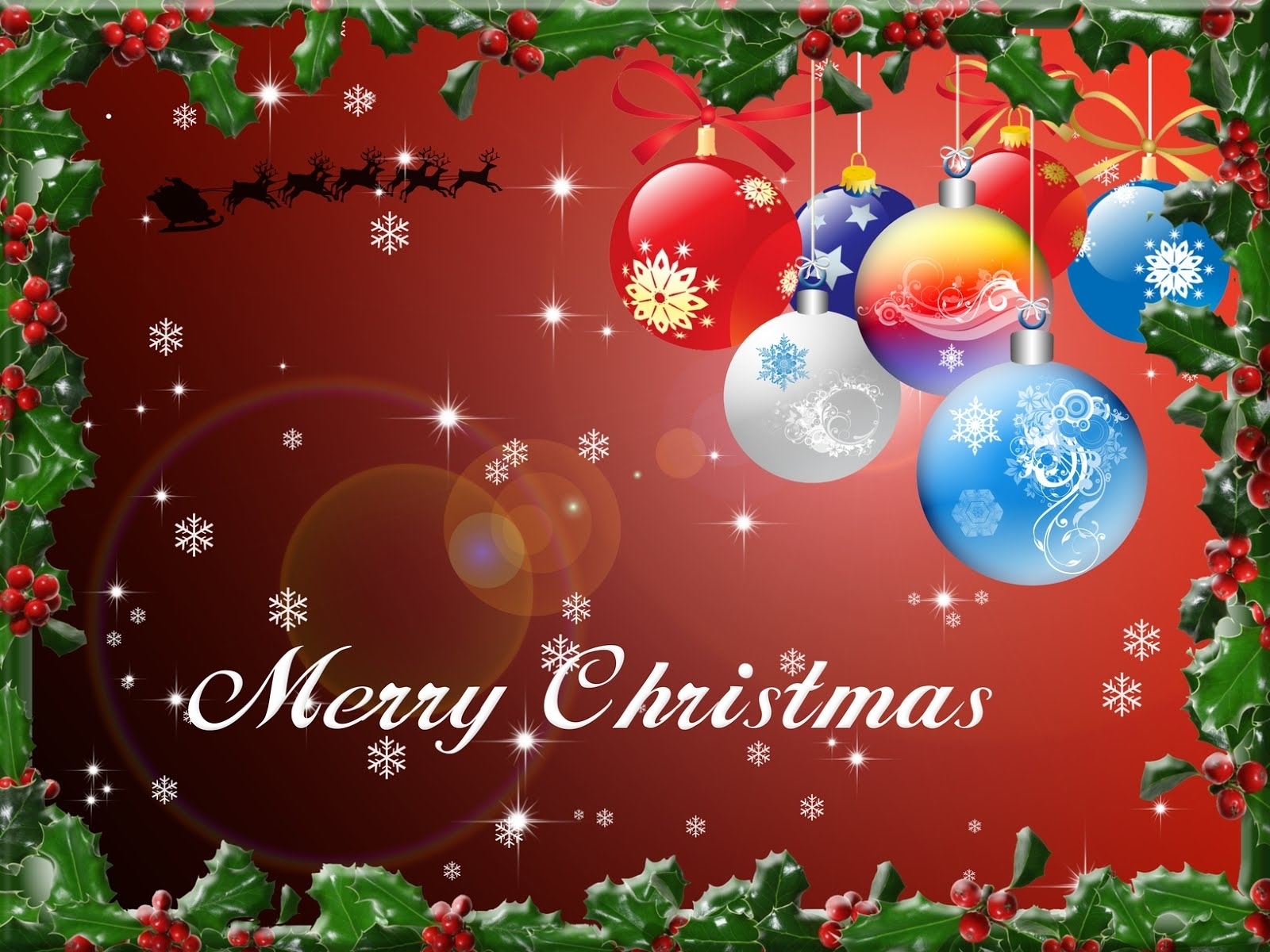 Téléchargez gratuitement l'image Noël, Vacances, Couleurs, Décoration, Traîneau, Neiger, Joyeux Noël, Renne sur le bureau de votre PC